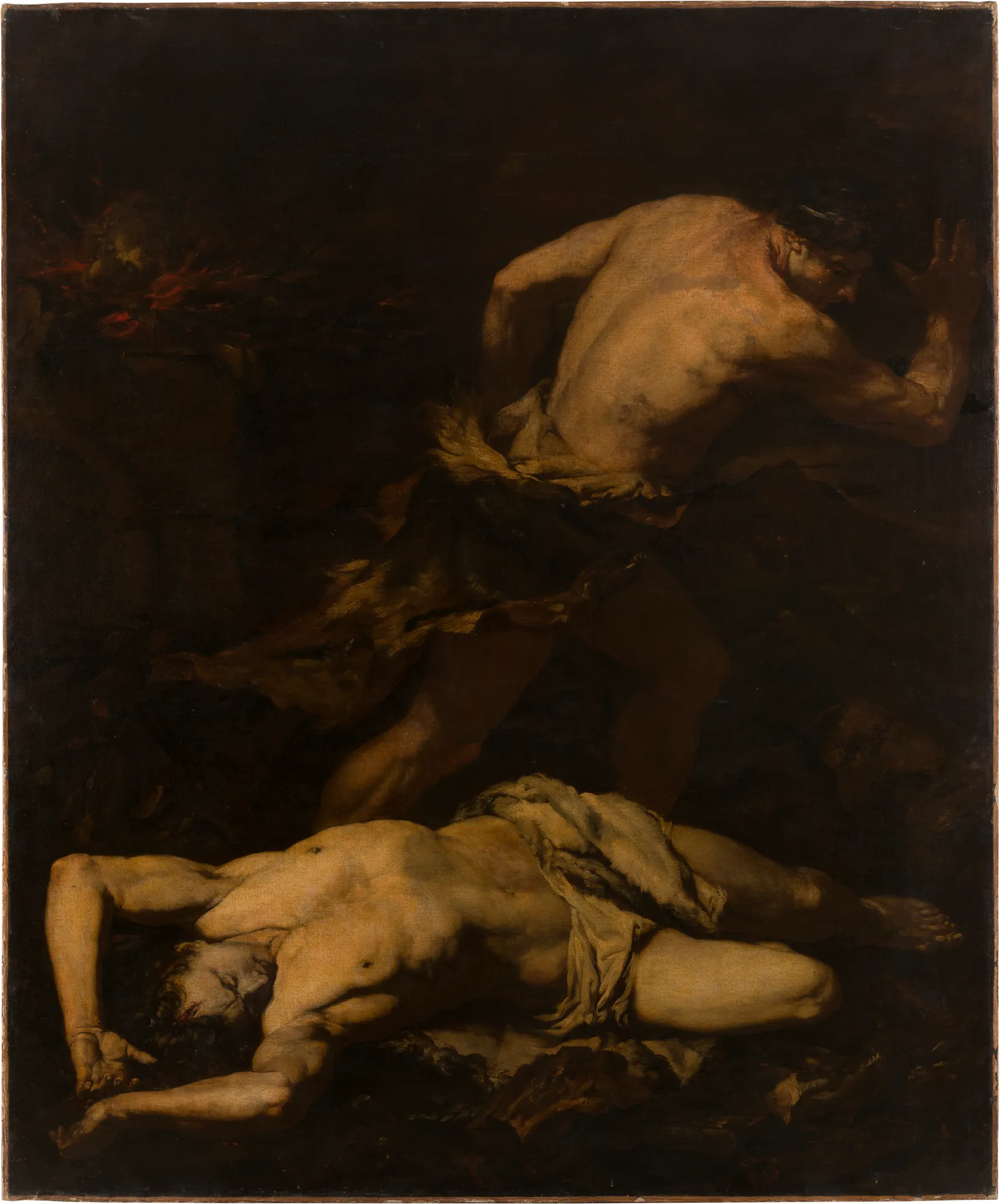 Cain Fleeing after the Murder of Abel