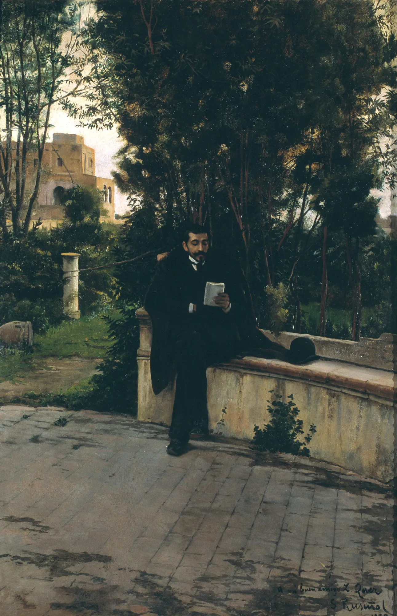 Senyor Quer in the Garden