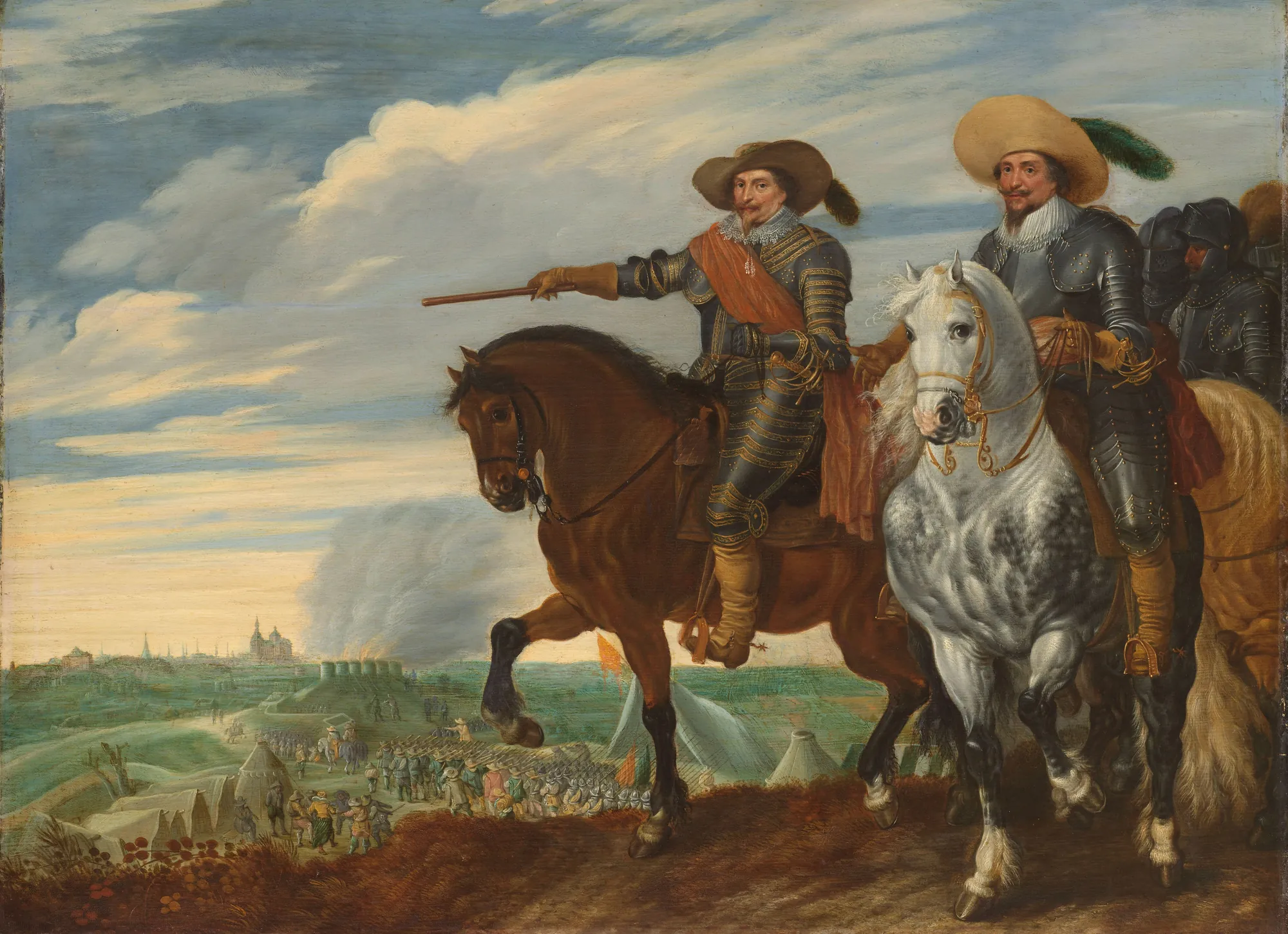 Frederick Henry and Ernst Casimir of Nassau-Dietz at the Siege of ’s-Hertogenbosch