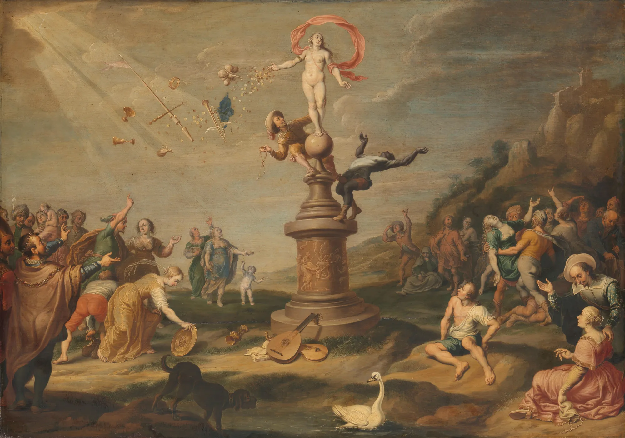 The Goddess Fortuna Bestowing her Gifts