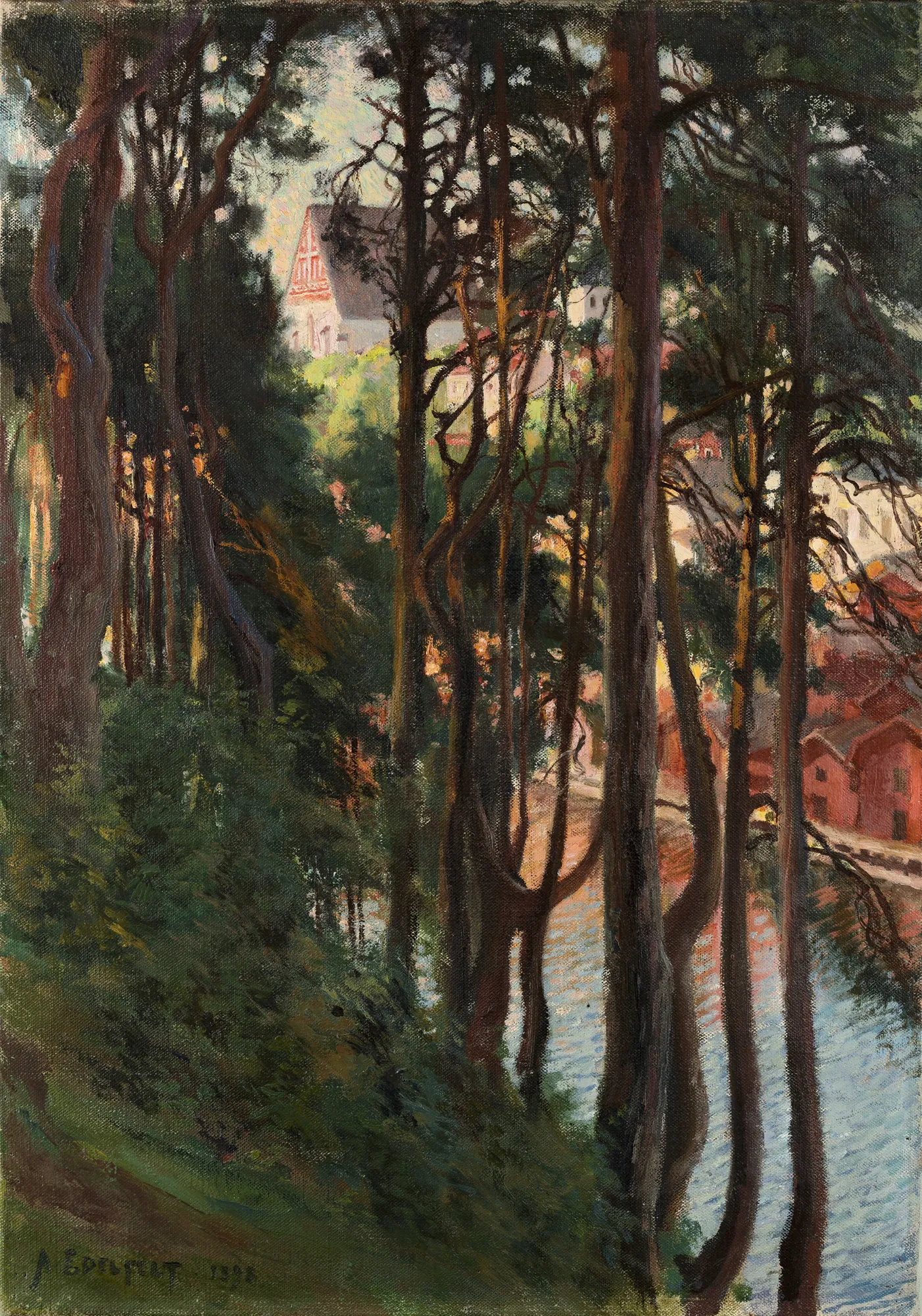 View of Porvoo from Näsinmäki
