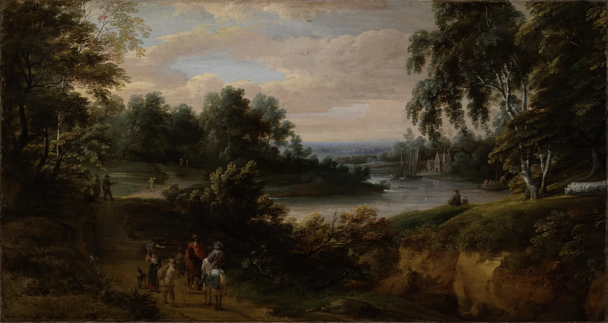 Landscape with a River and Horsemen