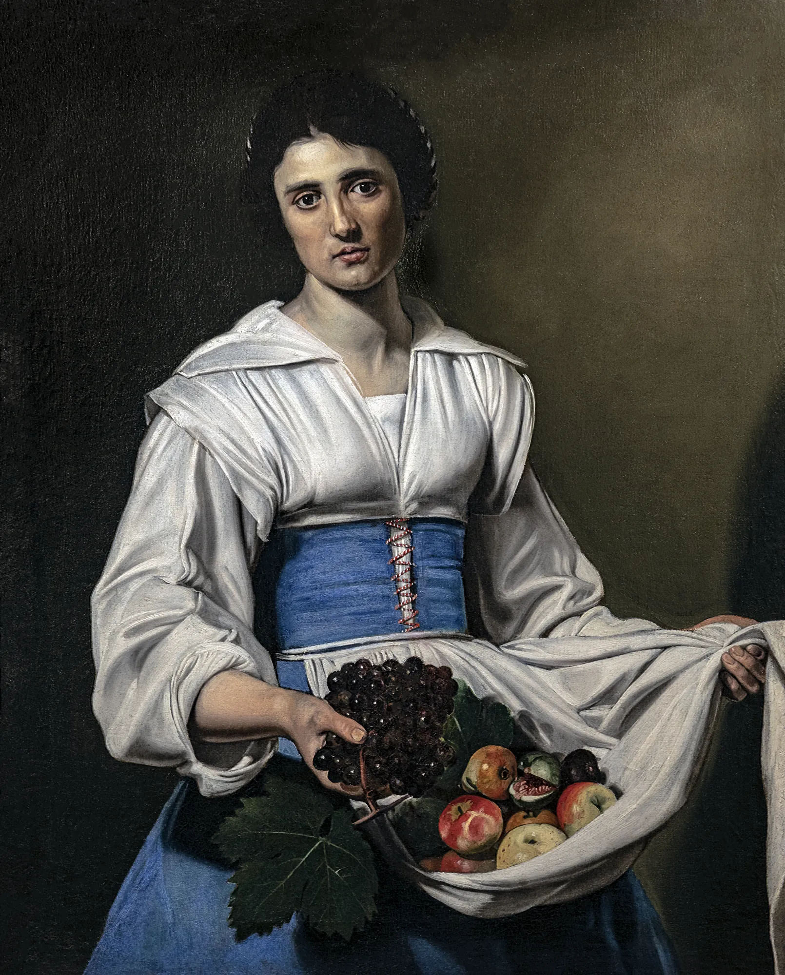 Peasant Girl Carrying Fruit