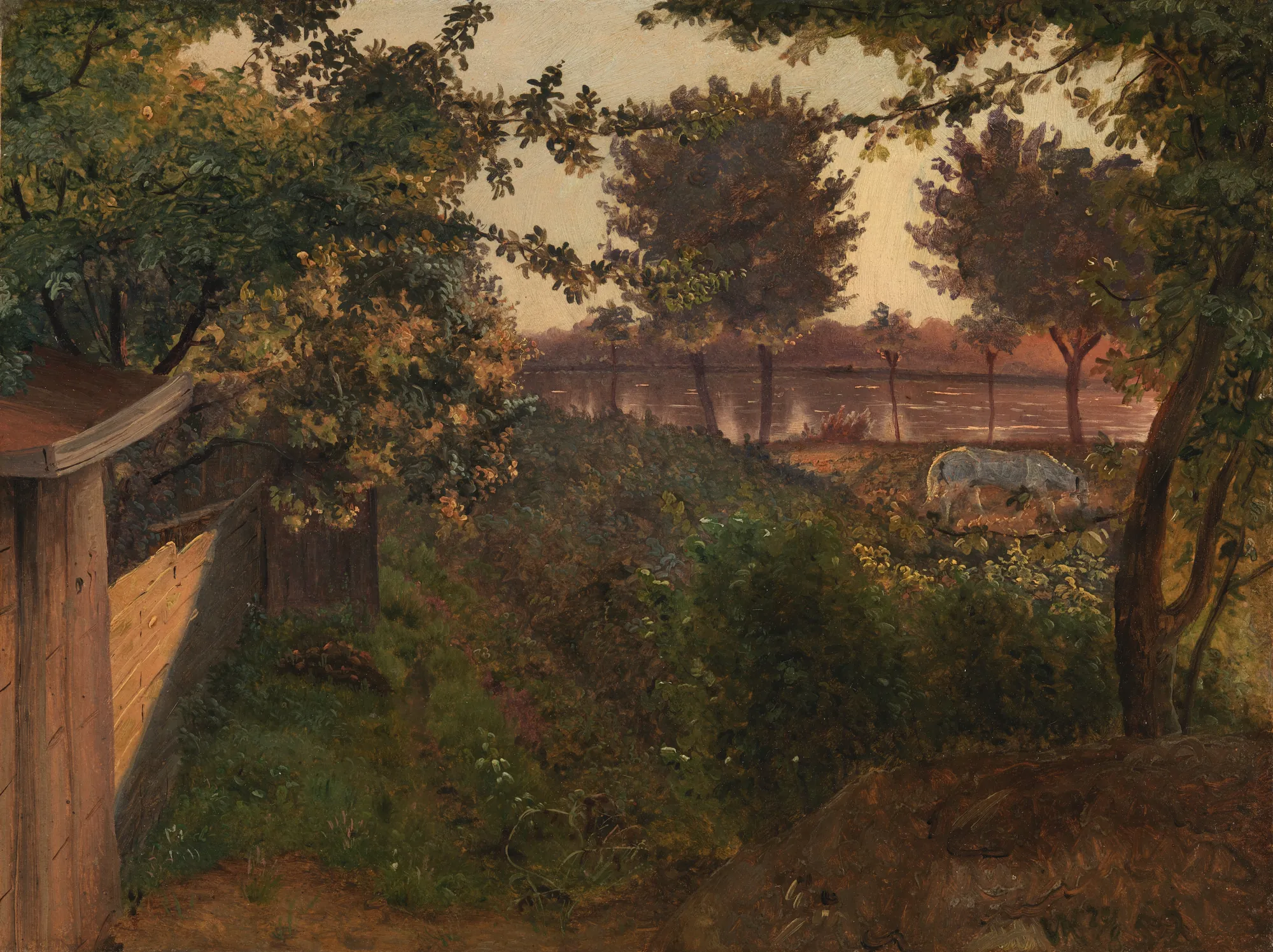 Behind the Artist's Garden at St. Jørgens Lake