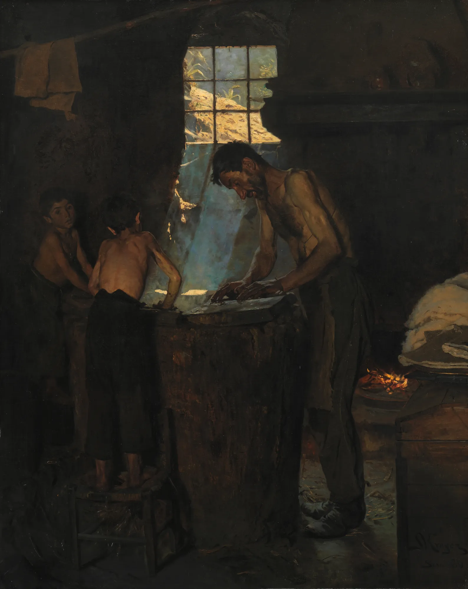 Hatters in an Italian Village