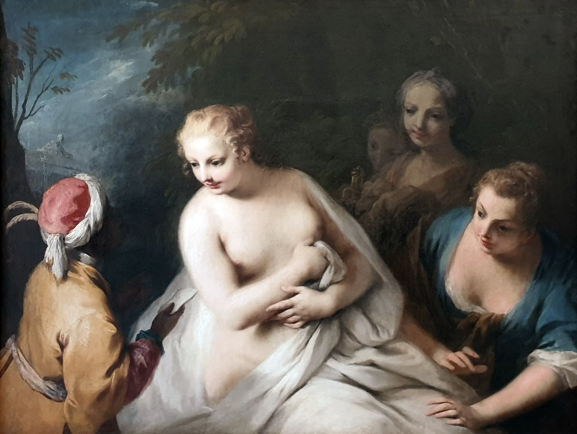 Bathsheba at Her Bath Receiving the Message of David