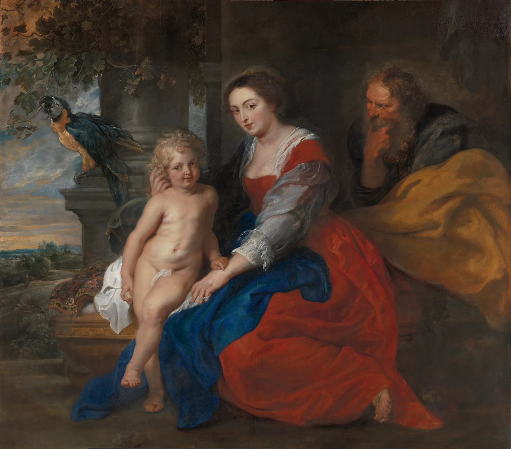 The Holy Family with the Parrot