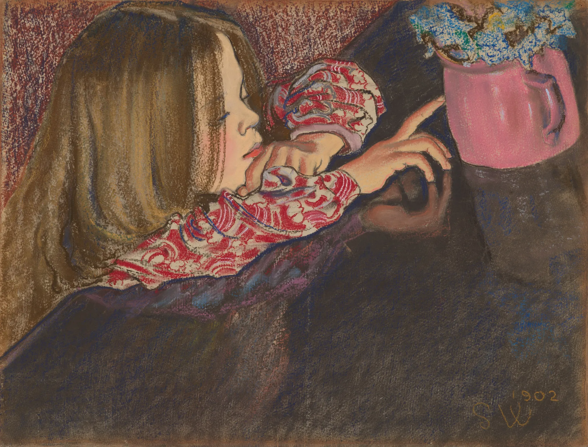 Little Helen with a Vase