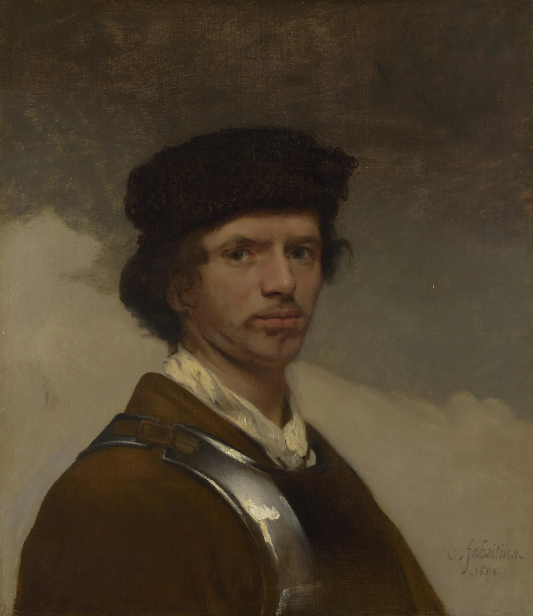 Young Man in a Fur Cap (Self-Portrait)