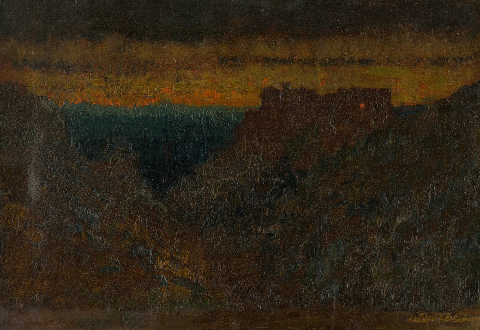 Niedzica Castle at Twilight