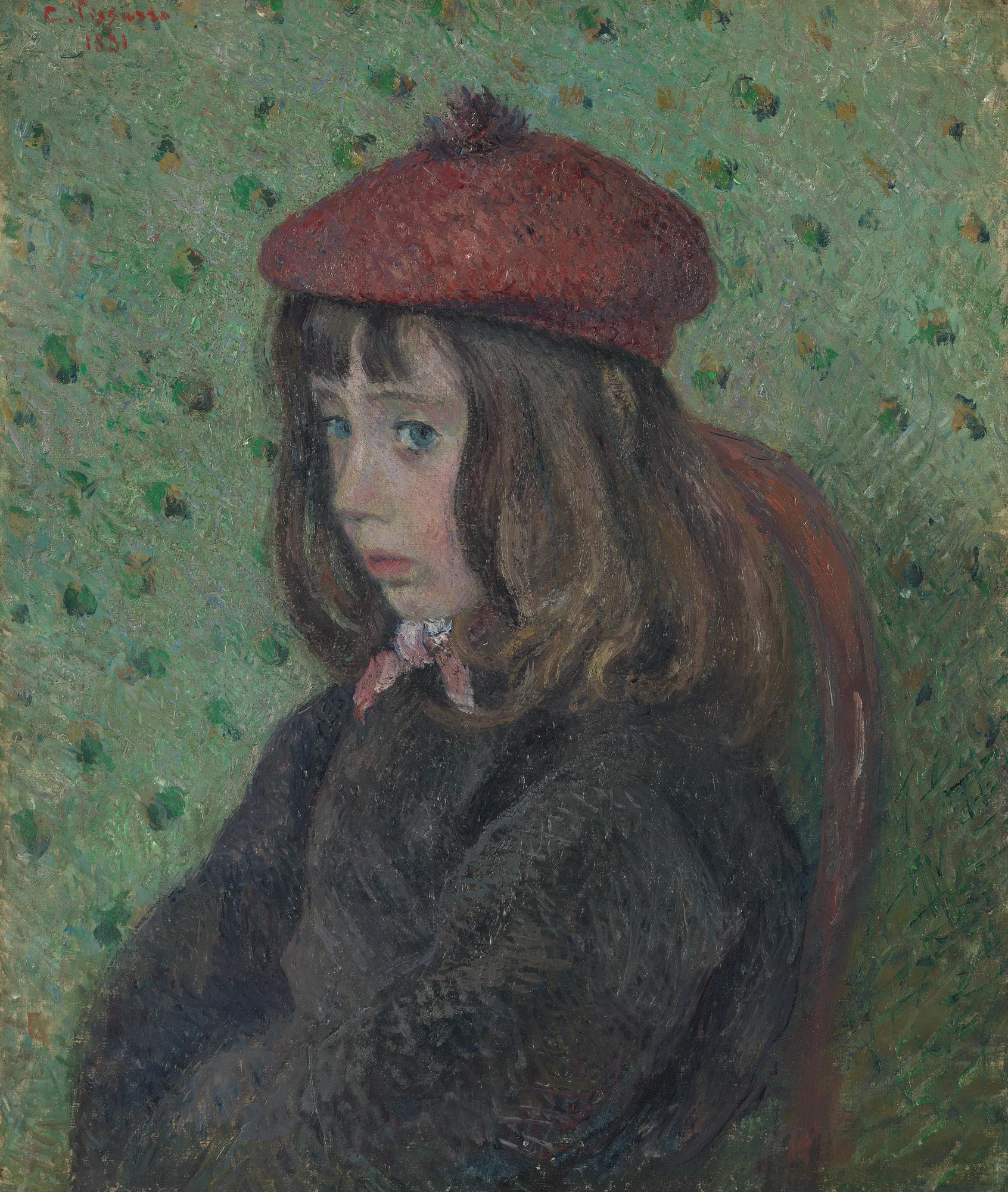 Felix Pissarro Wearing a Red Beret