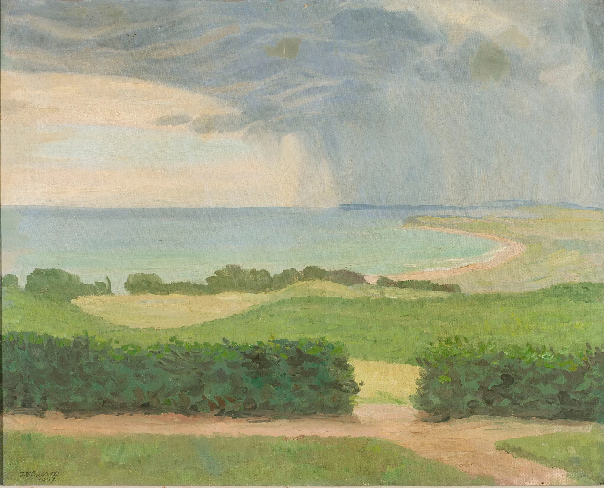 Plain Landscape with Water