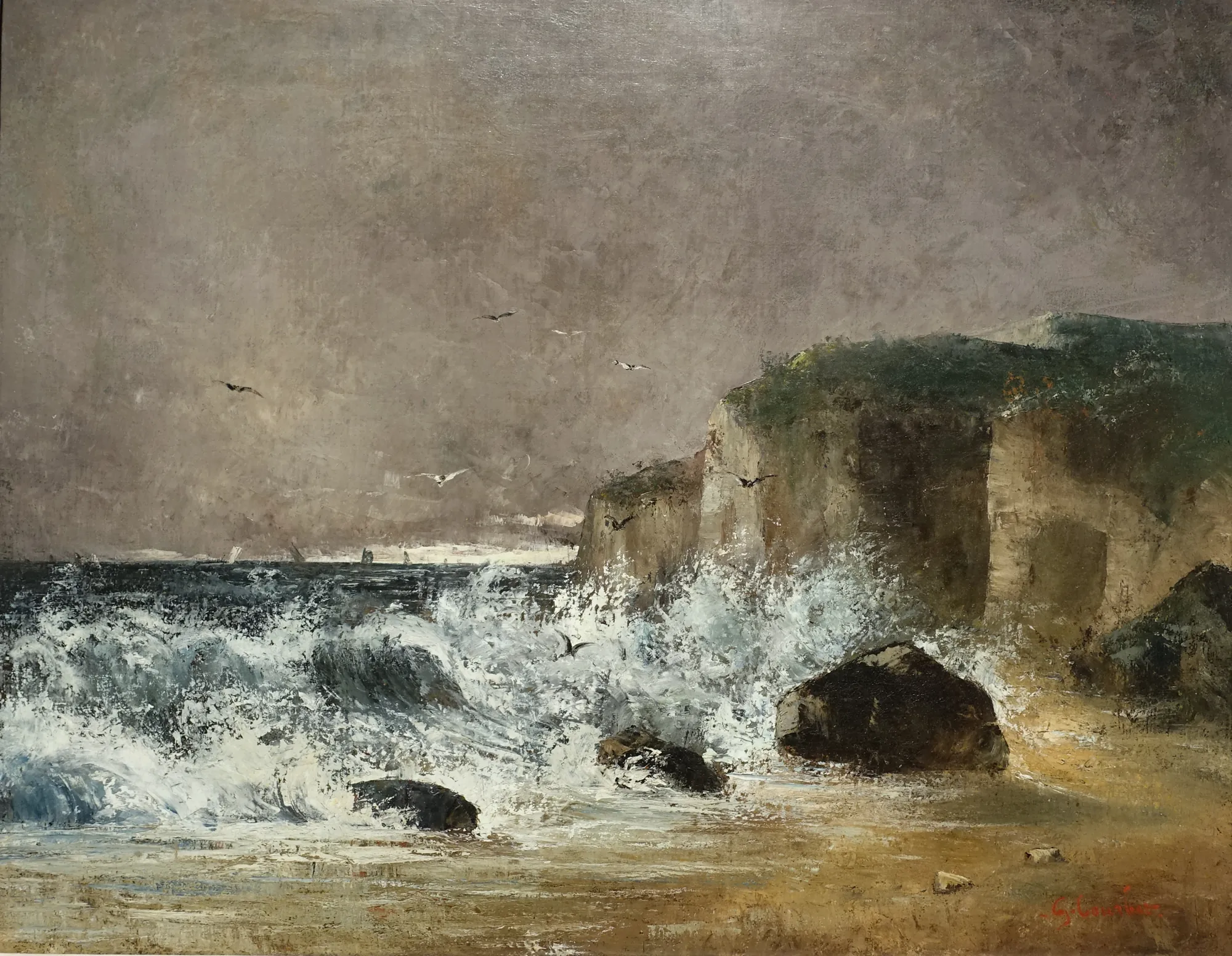 Stormy Weather at Etretat