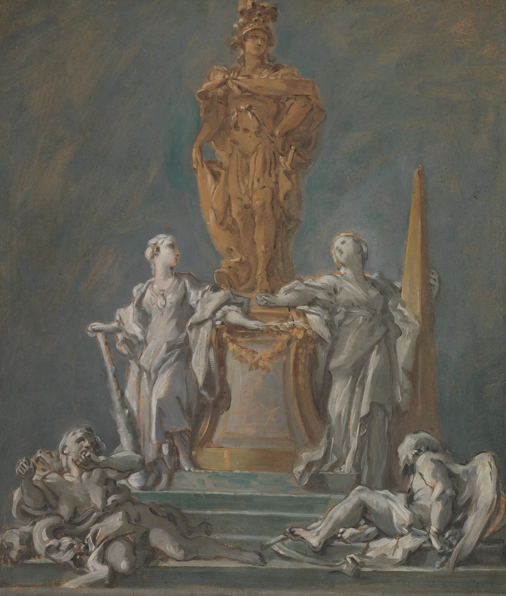 Study for a Monument to a Princely Figure