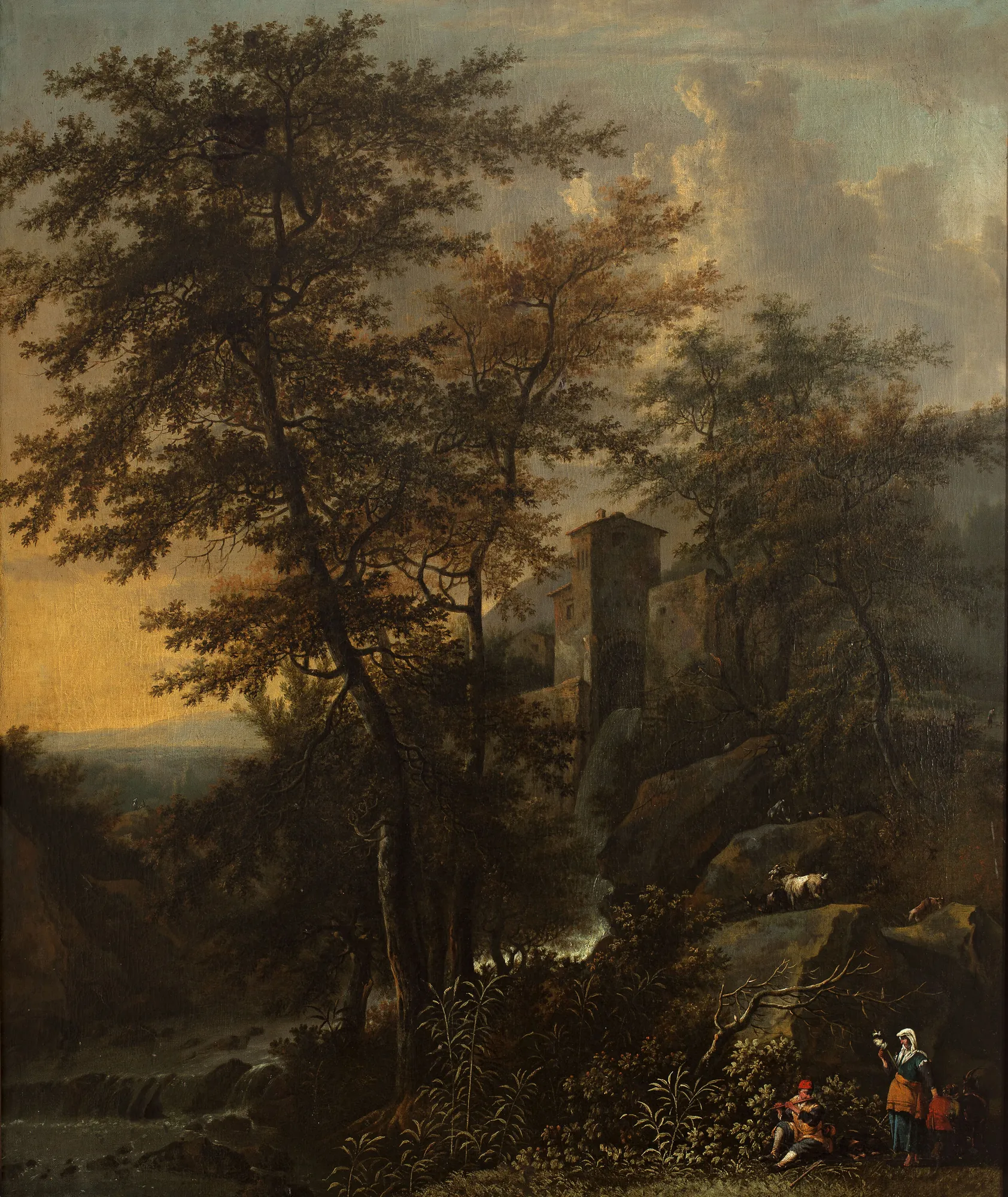 Pastoral Landscape with a Watermill