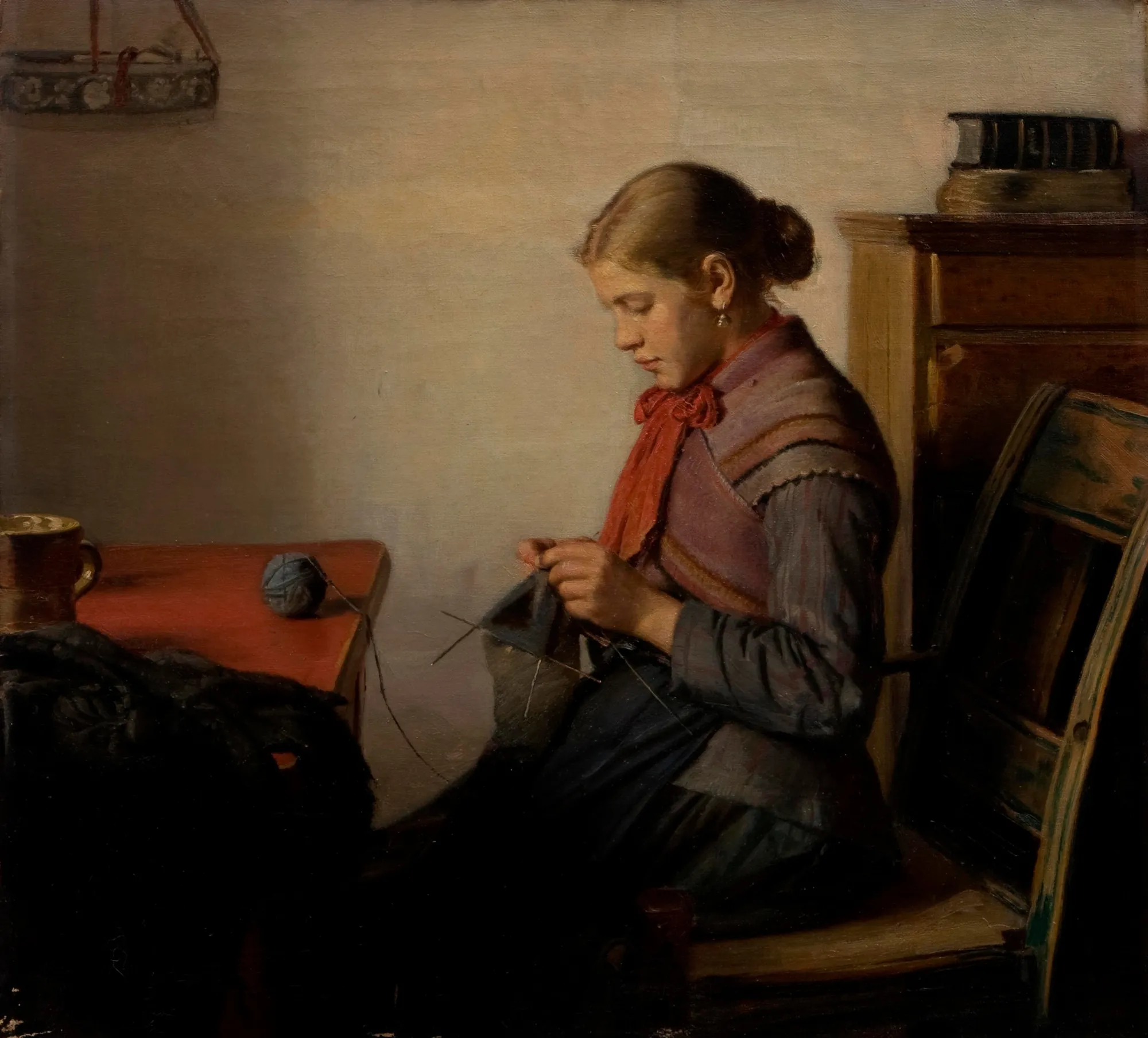 Skagen Girl, Maren Sofie, Knitting