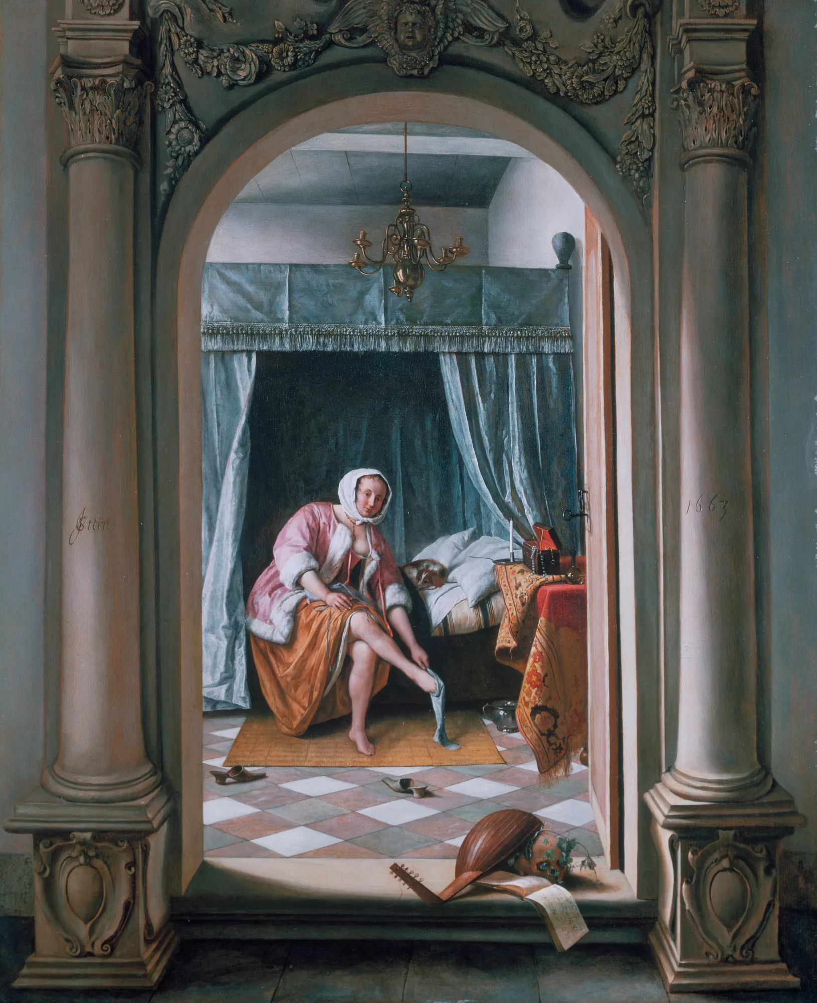 A Woman at her Toilet