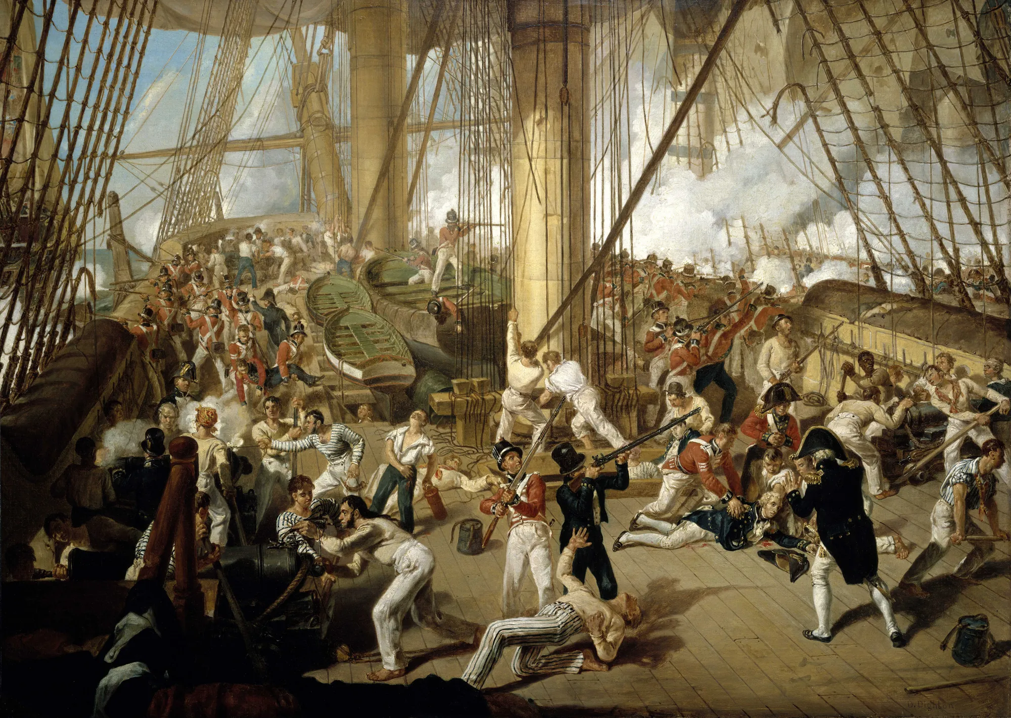 The Fall of Nelson, Battle of Trafalgar