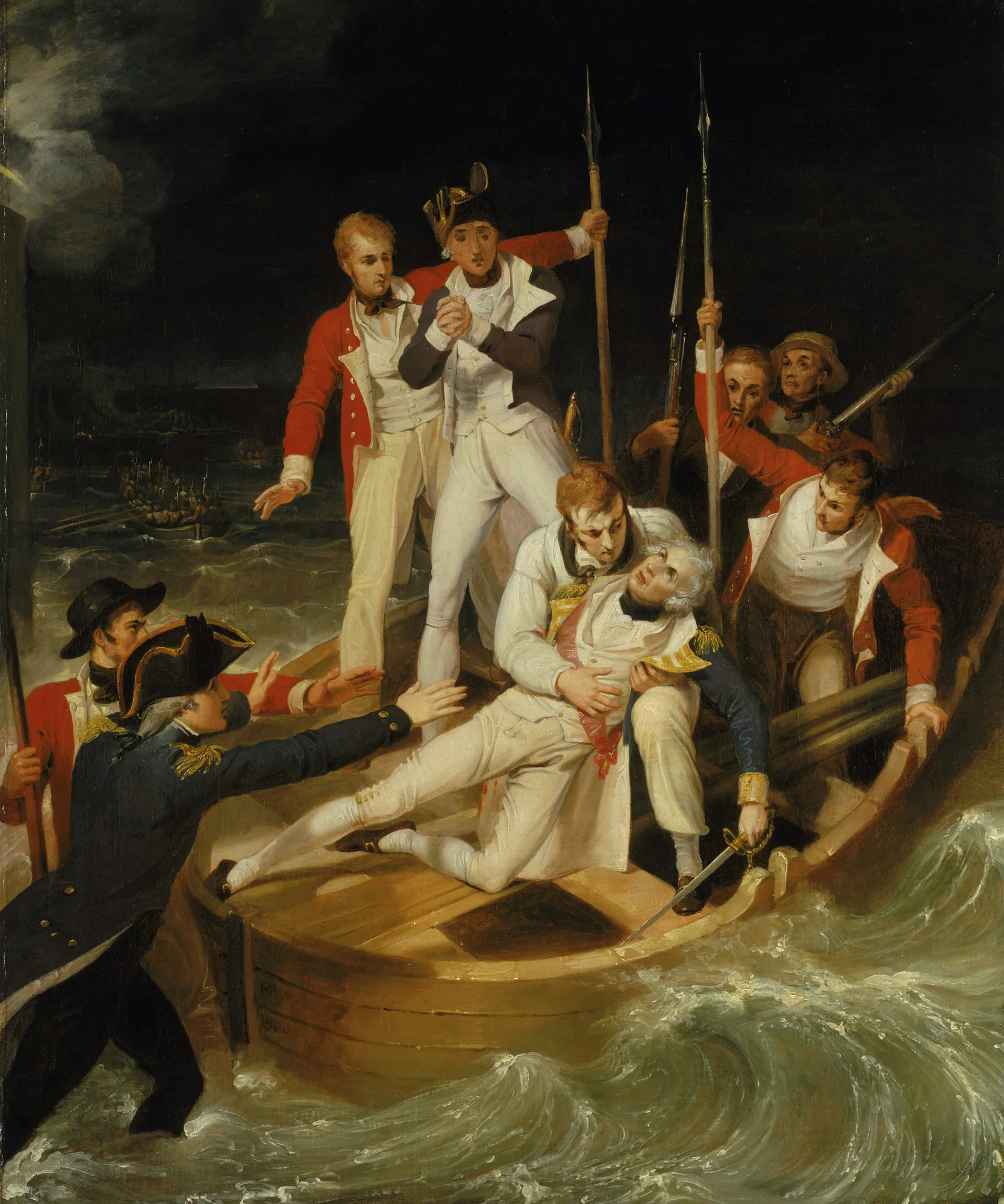 Nelson Wounded at Tenerife, 24 July 1797