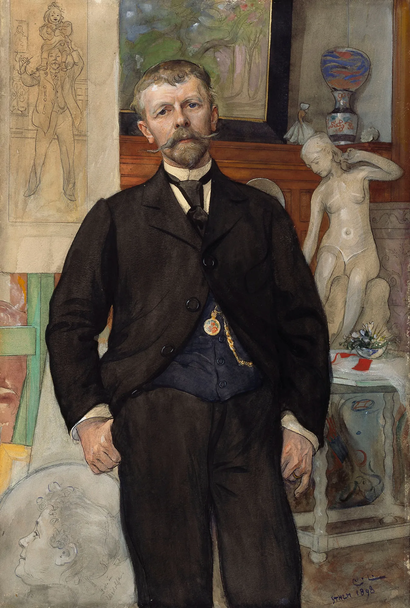 Portrait of the Architect Jac. Ahrenberg