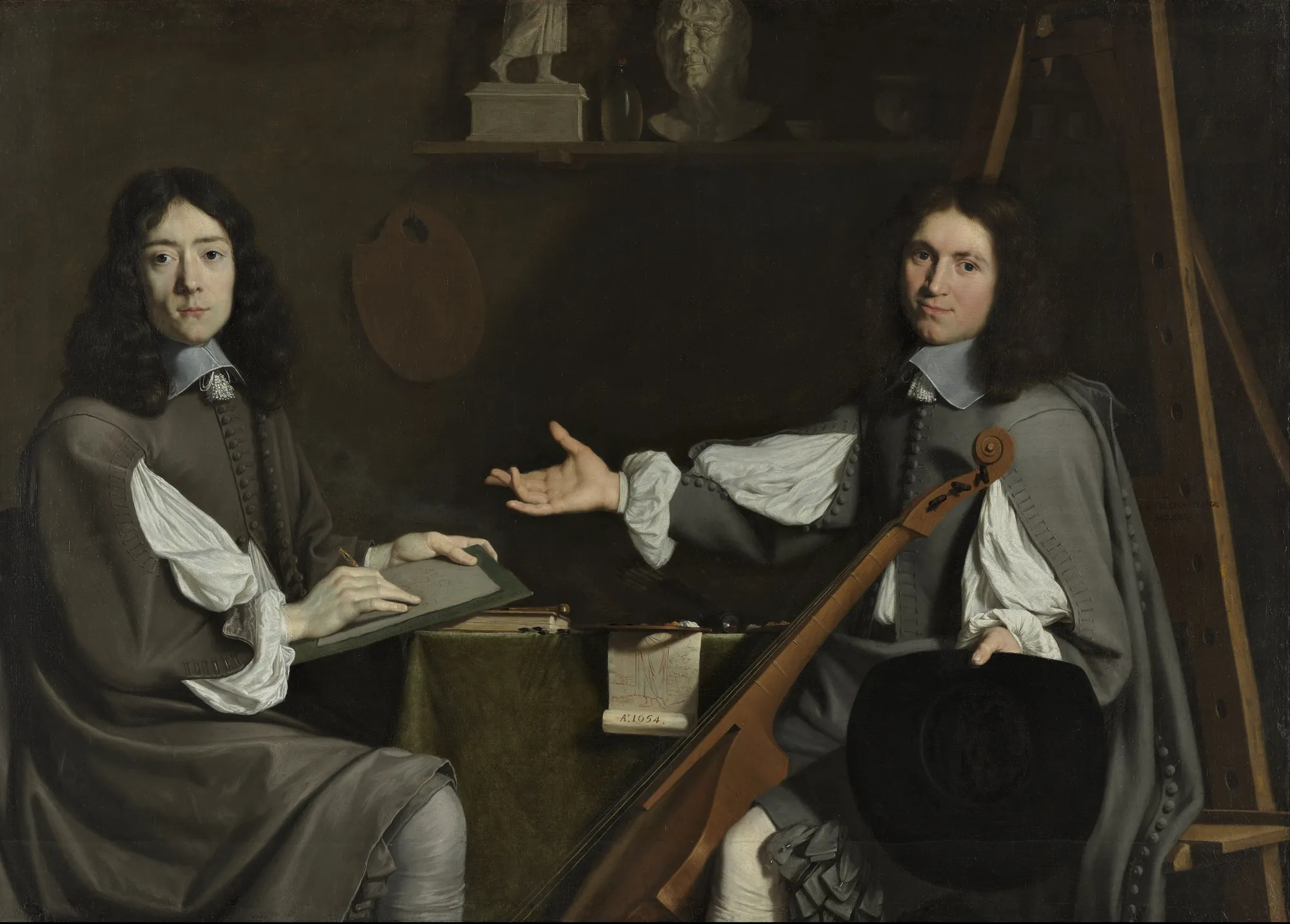 Double Portrait of Jean-Baptiste de Champaigne and Nicolas de Plattemontagne