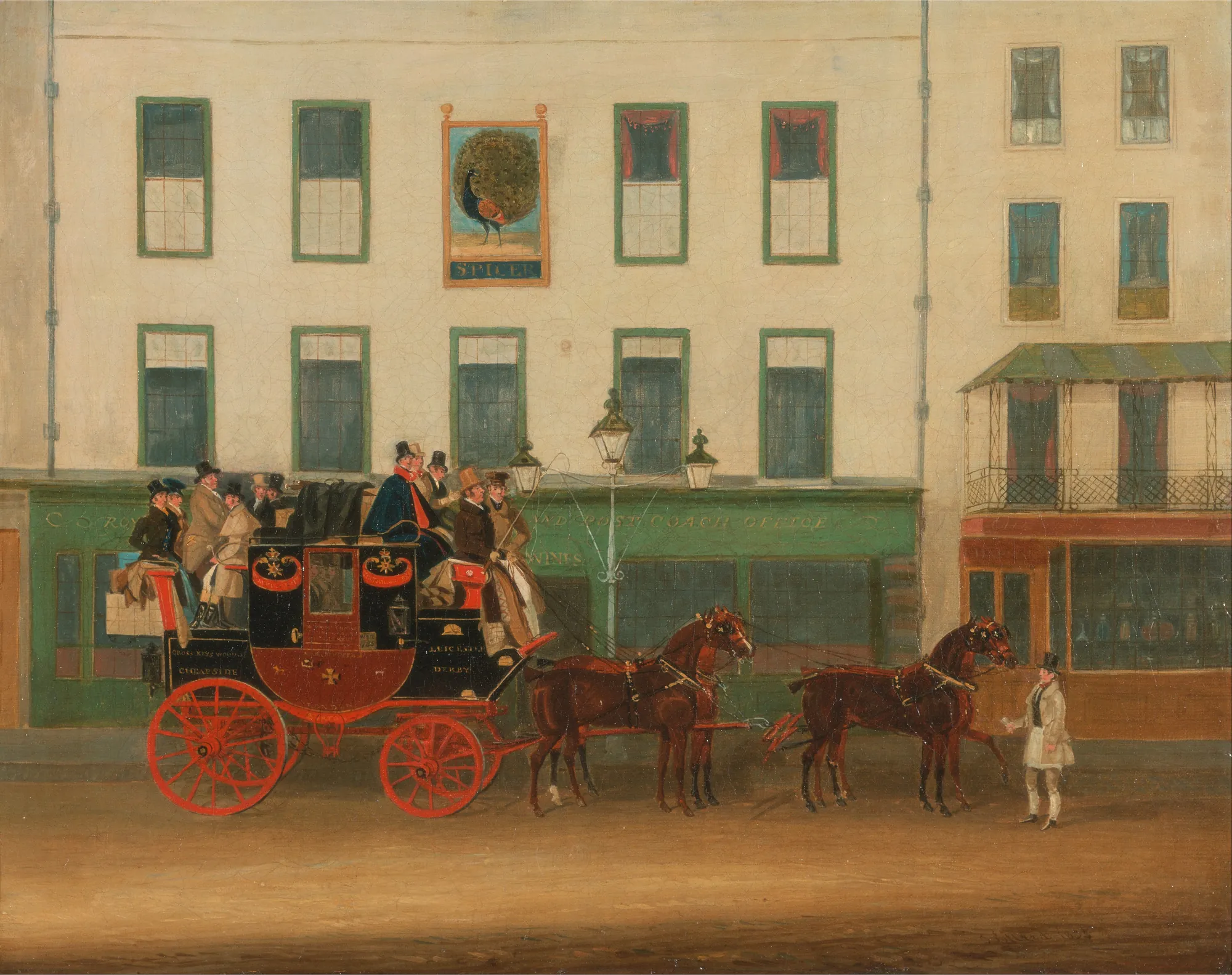 The London-Manchester Stage Coach, 'The Peveril of the Peak'