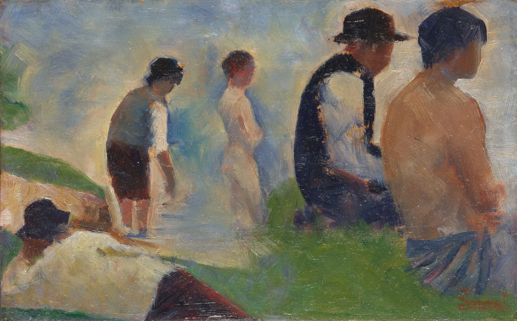 Bathers at Asnières (Study II)