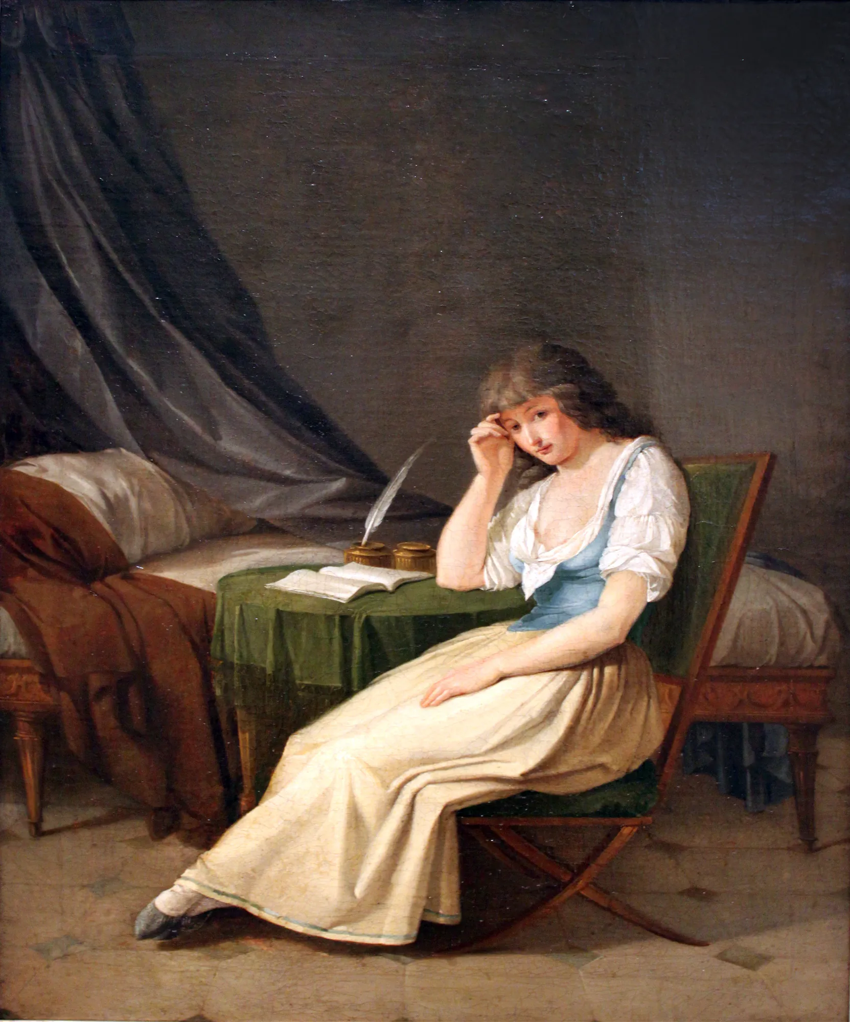 Young Girl in Morning Dress