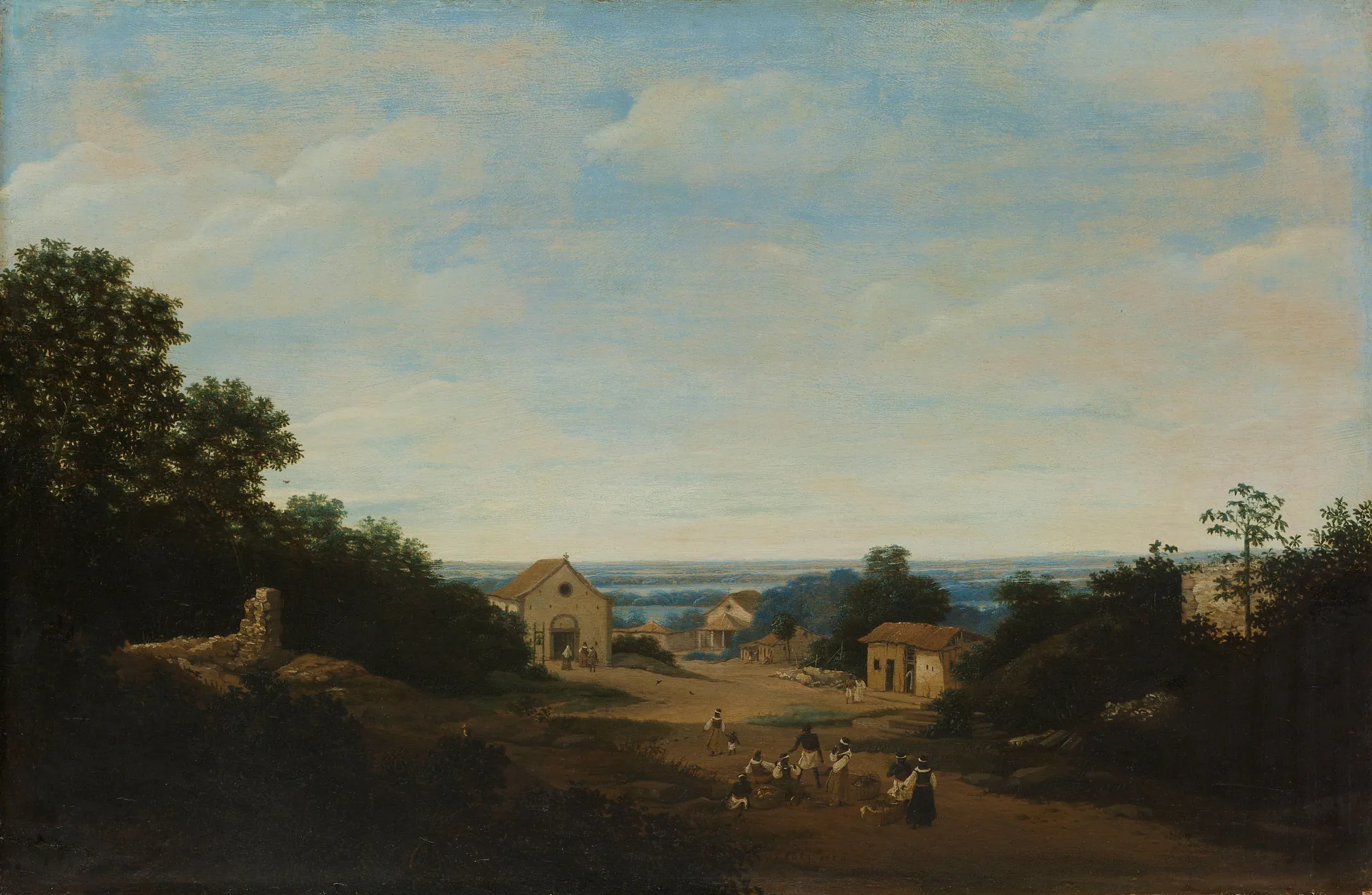 Brazilian Landscape with the Village of Igaraçú