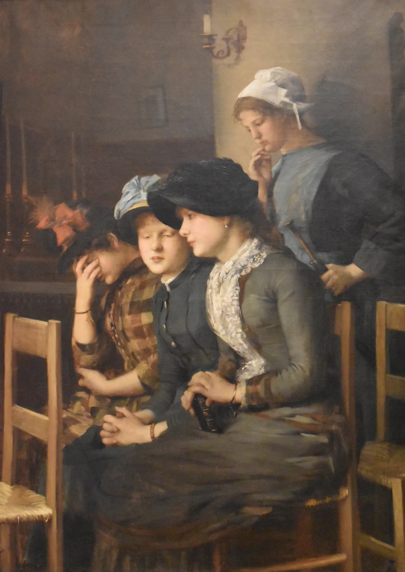Young Girls at Church (Jeunes filles à l'église)