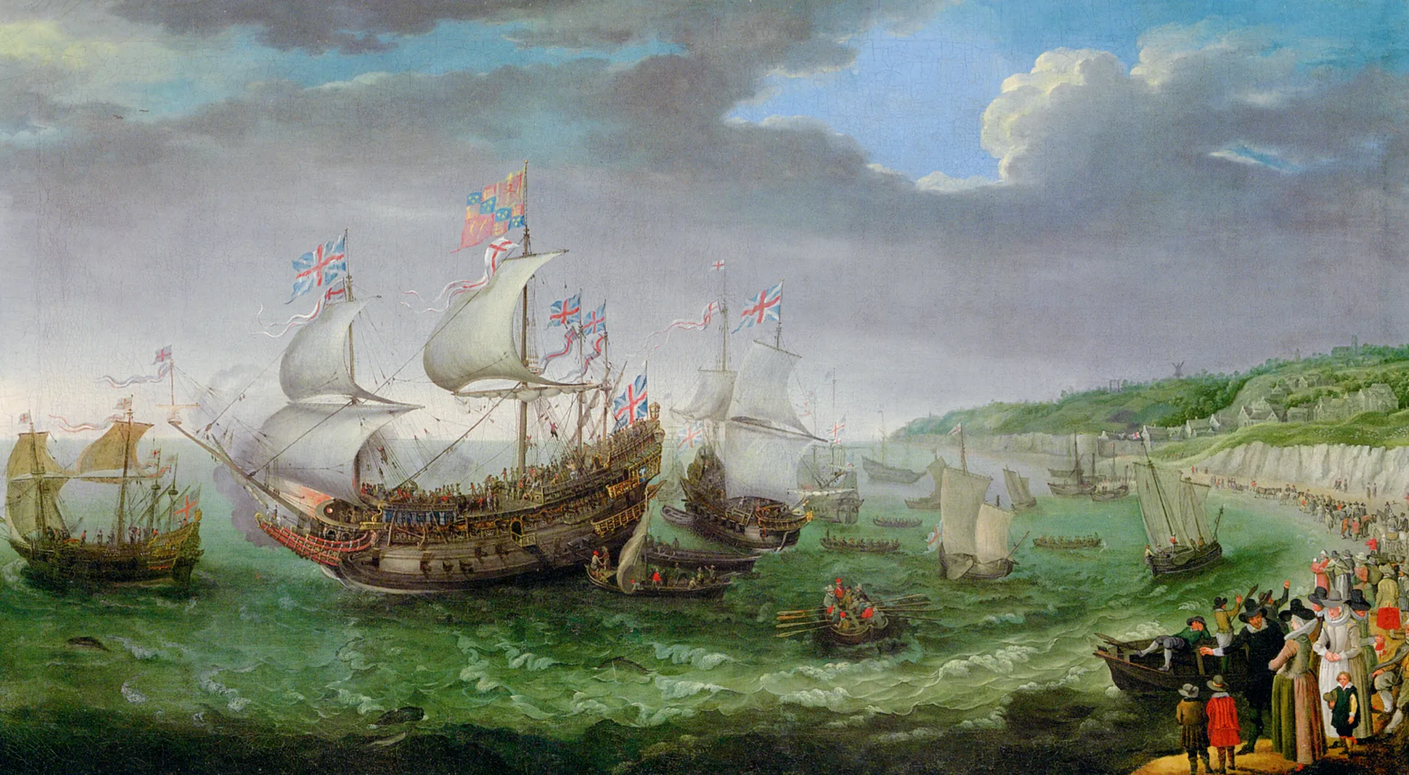 The Embarkation of the Elector Palatinate Frederick V at Dover