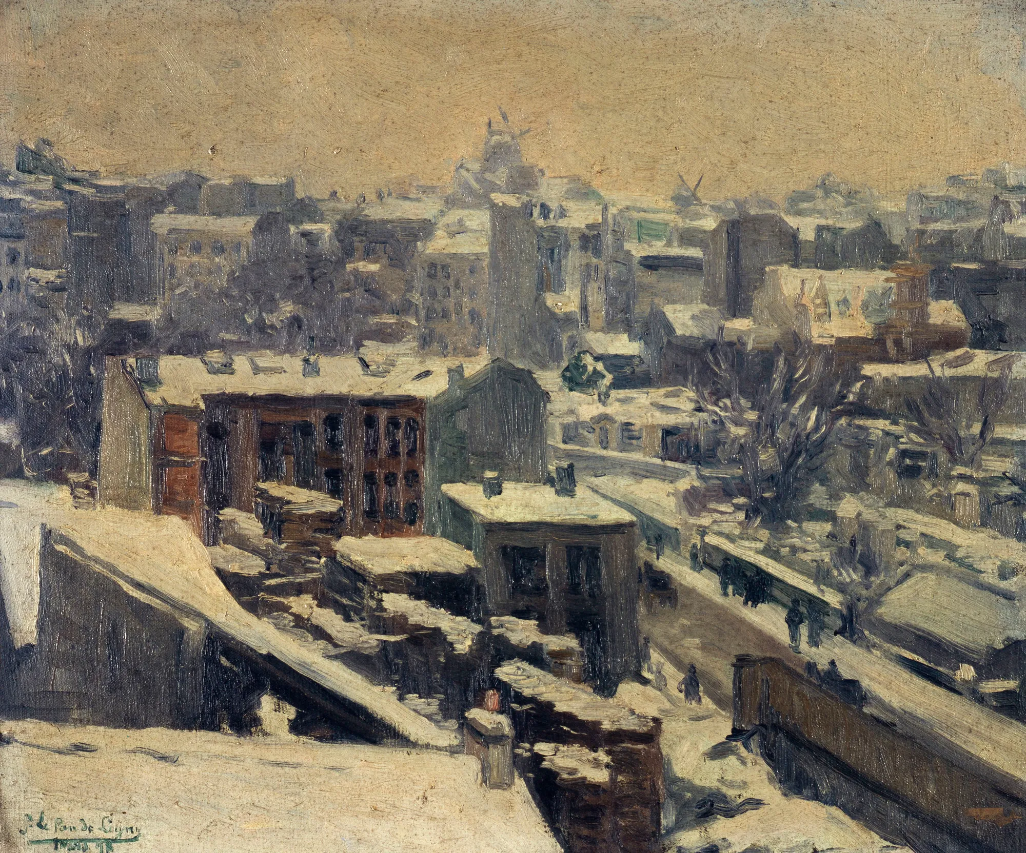 Montmartre sous la neige
