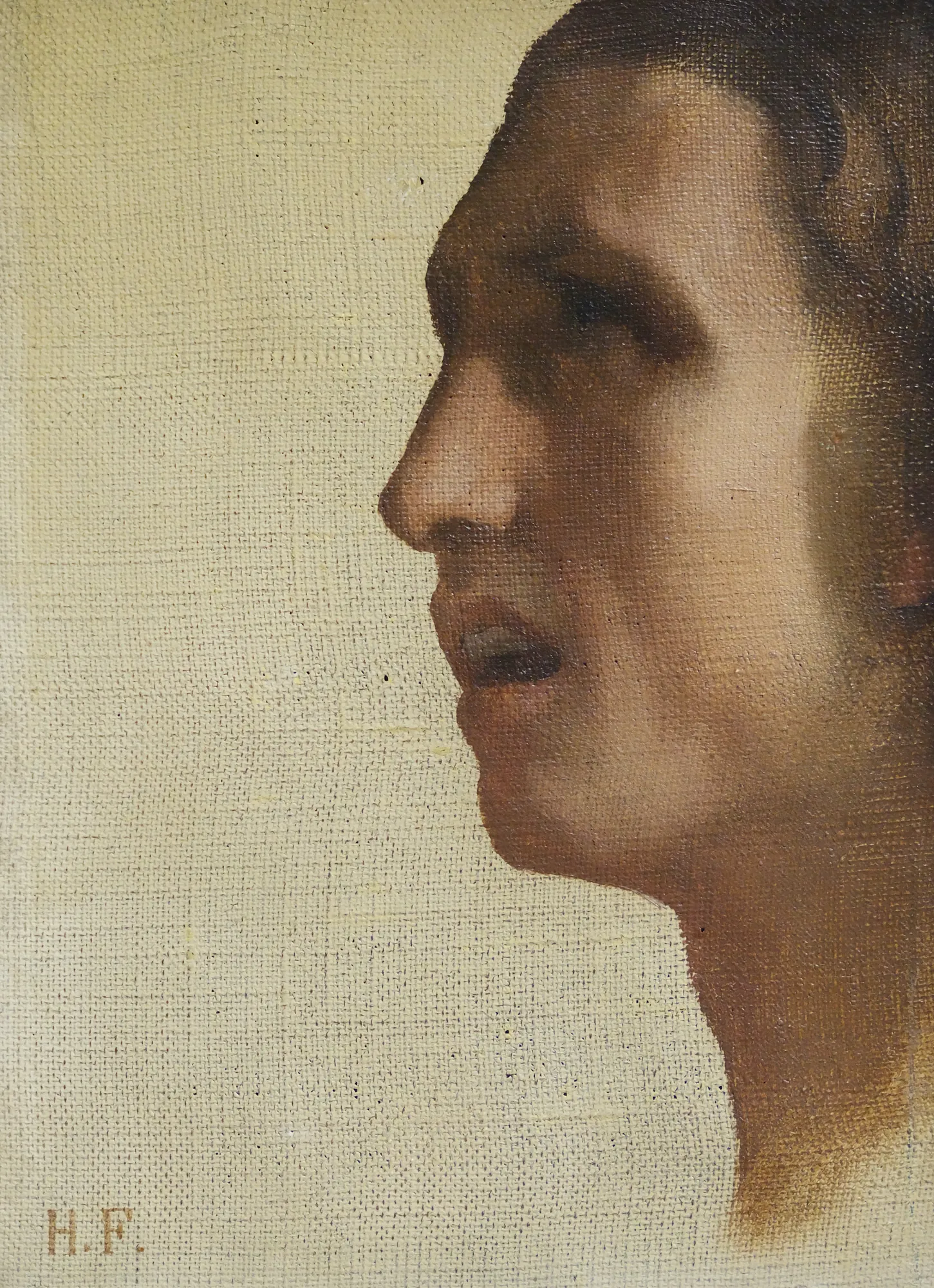 Head of a Man in Profile