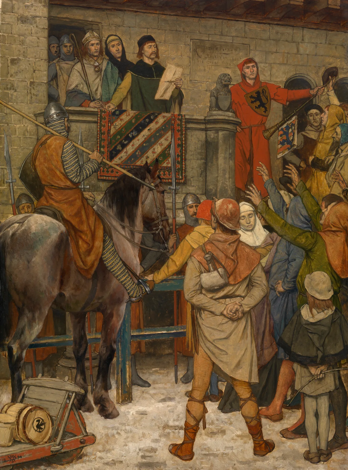 Bruges Receives its City Charter from Philip of Alsace