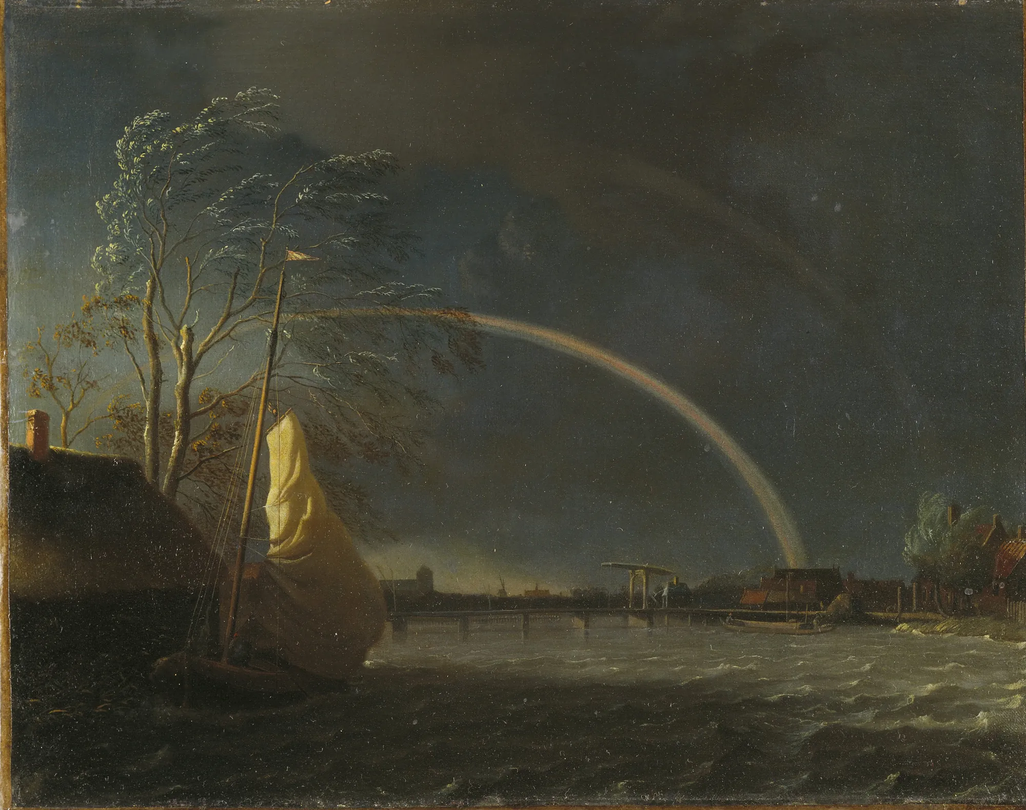 Waterscape with Rainbow