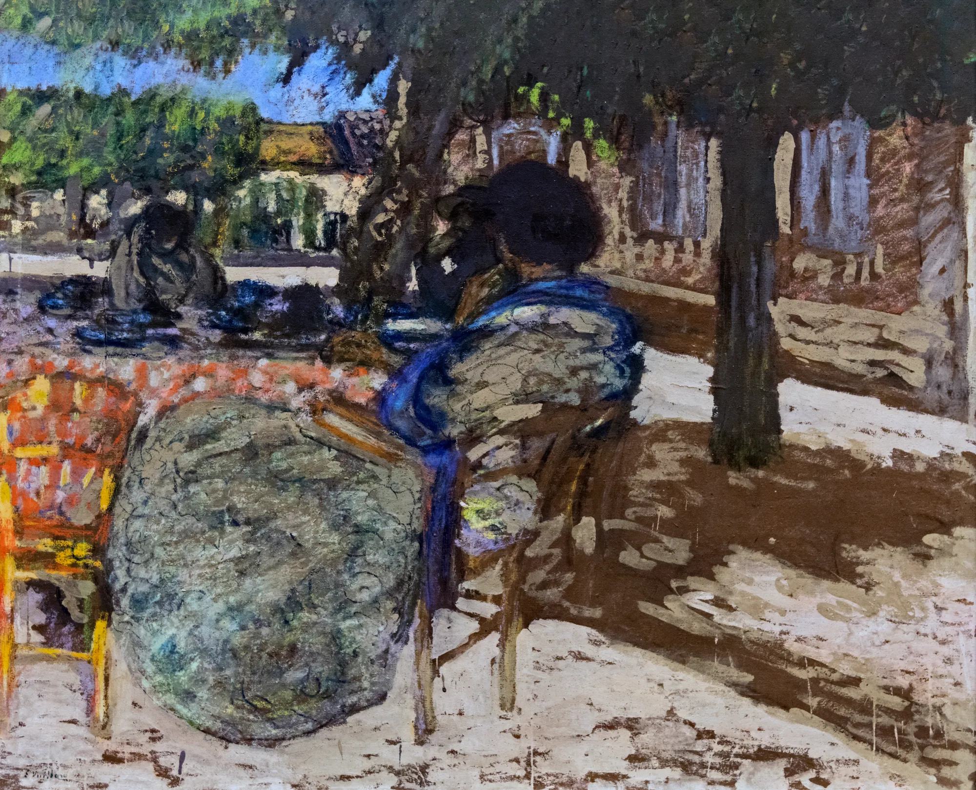Under the Trees of the Red Pavilion
