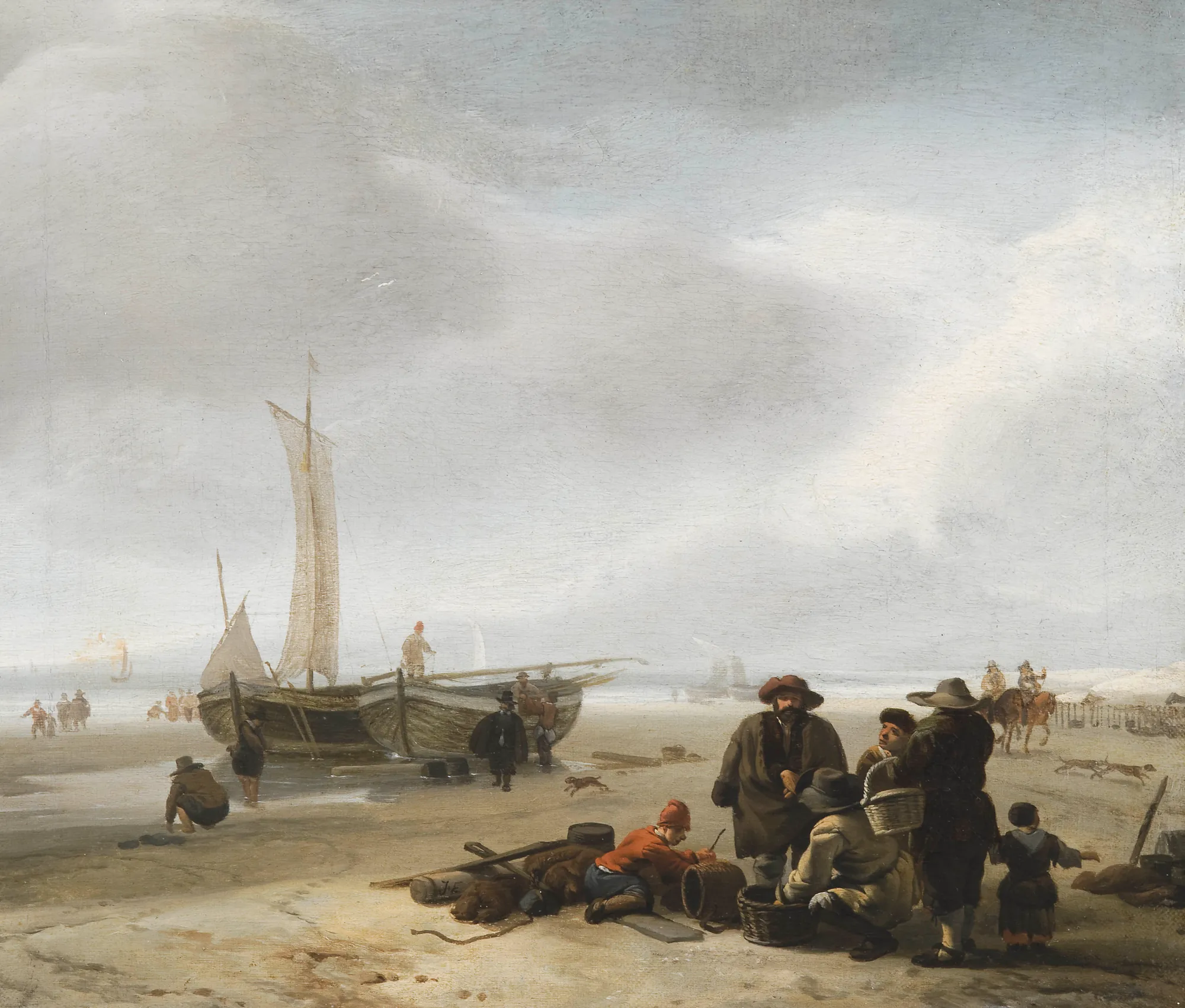Fishermen on the Beach