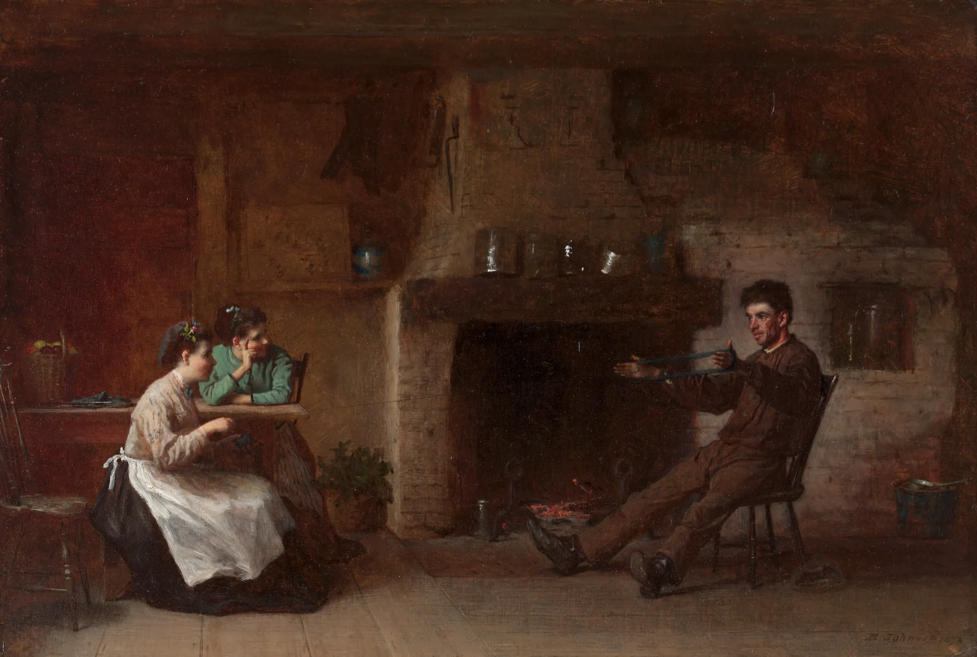 Winding Yarn (Interior of a Nantucket Kitchen)