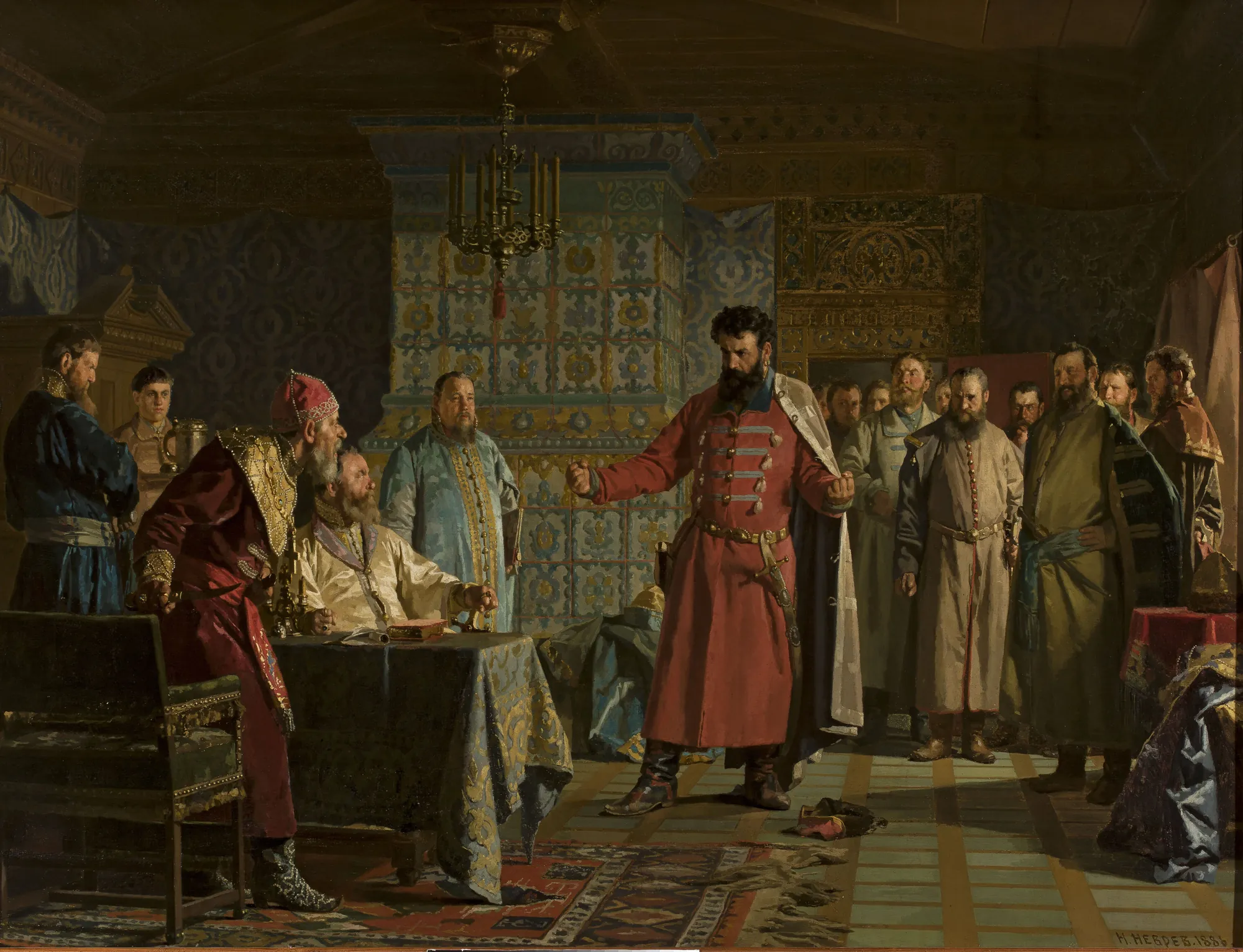 Zakhary Lyapunov's Quarrel with Tsar Vasili Shuysky