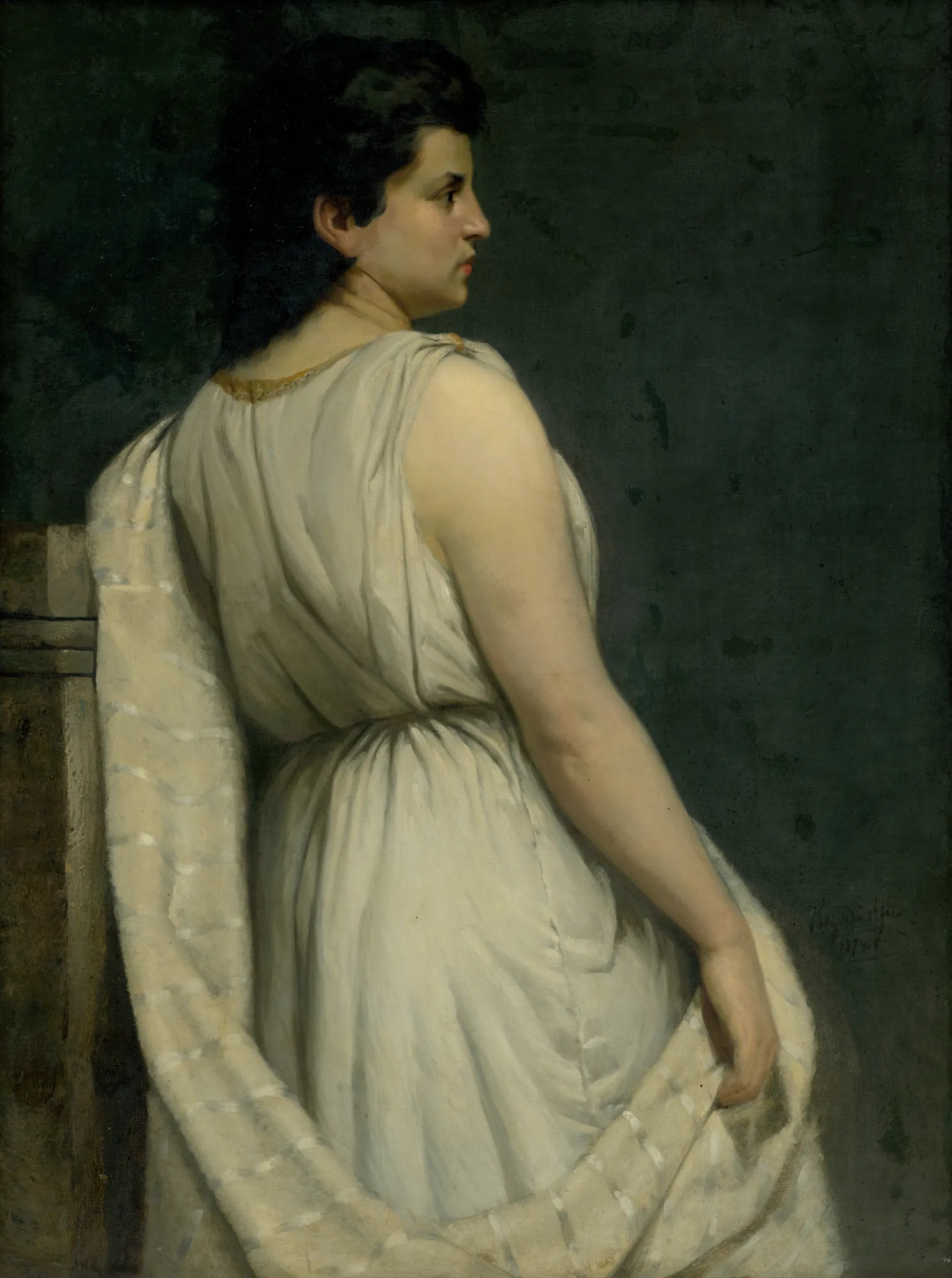 Study of a Lady in White