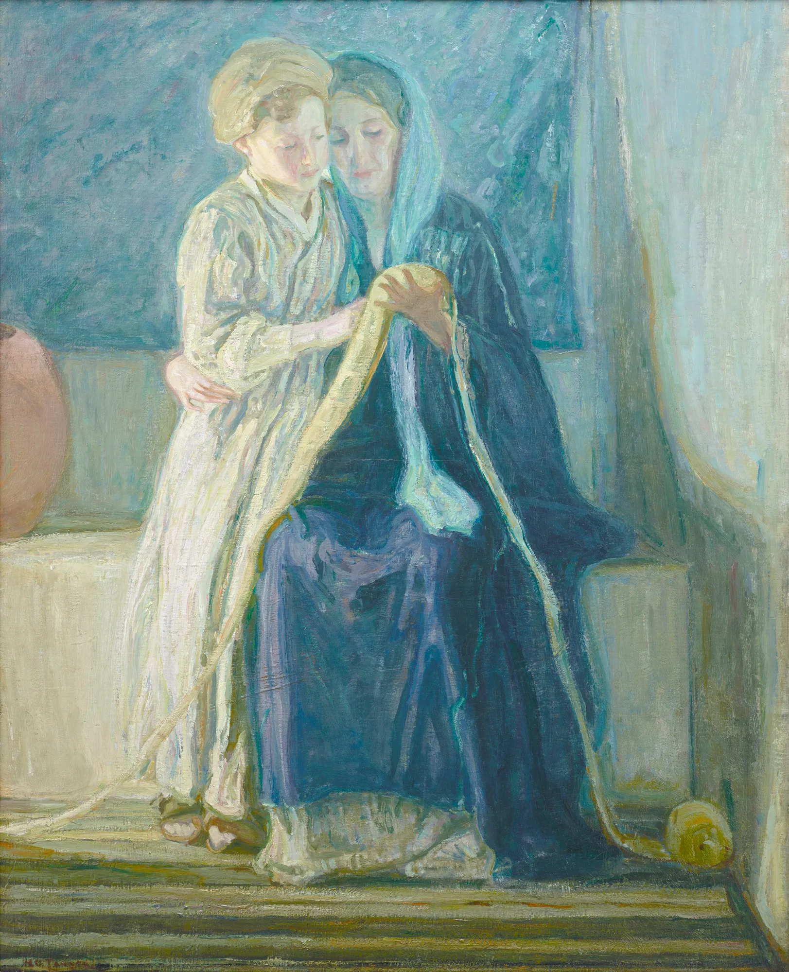 Christ and His Mother Studying the Scriptures