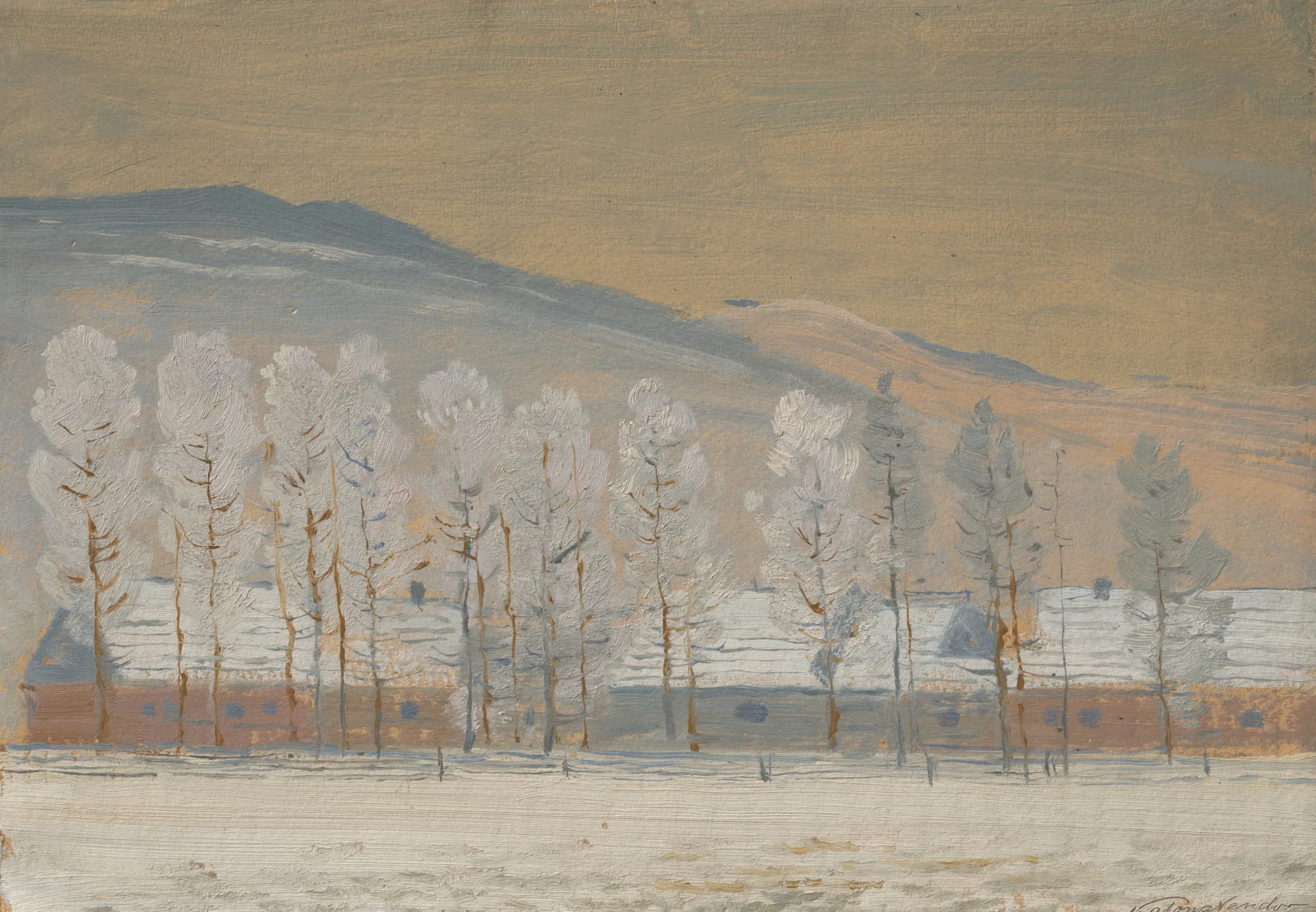 Winter Landscape near Ždiar