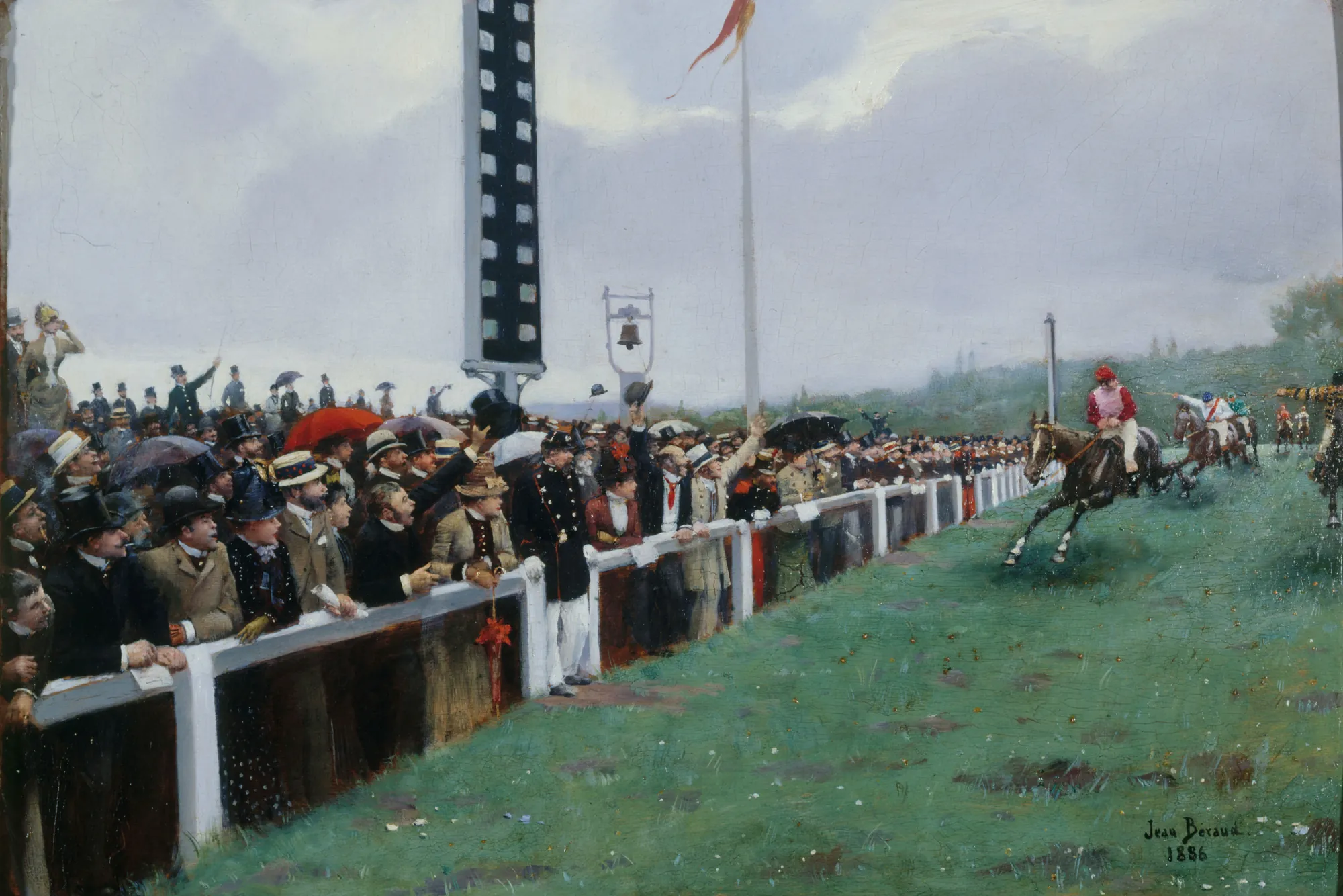 Horse Racing at Longchamp: The Finish