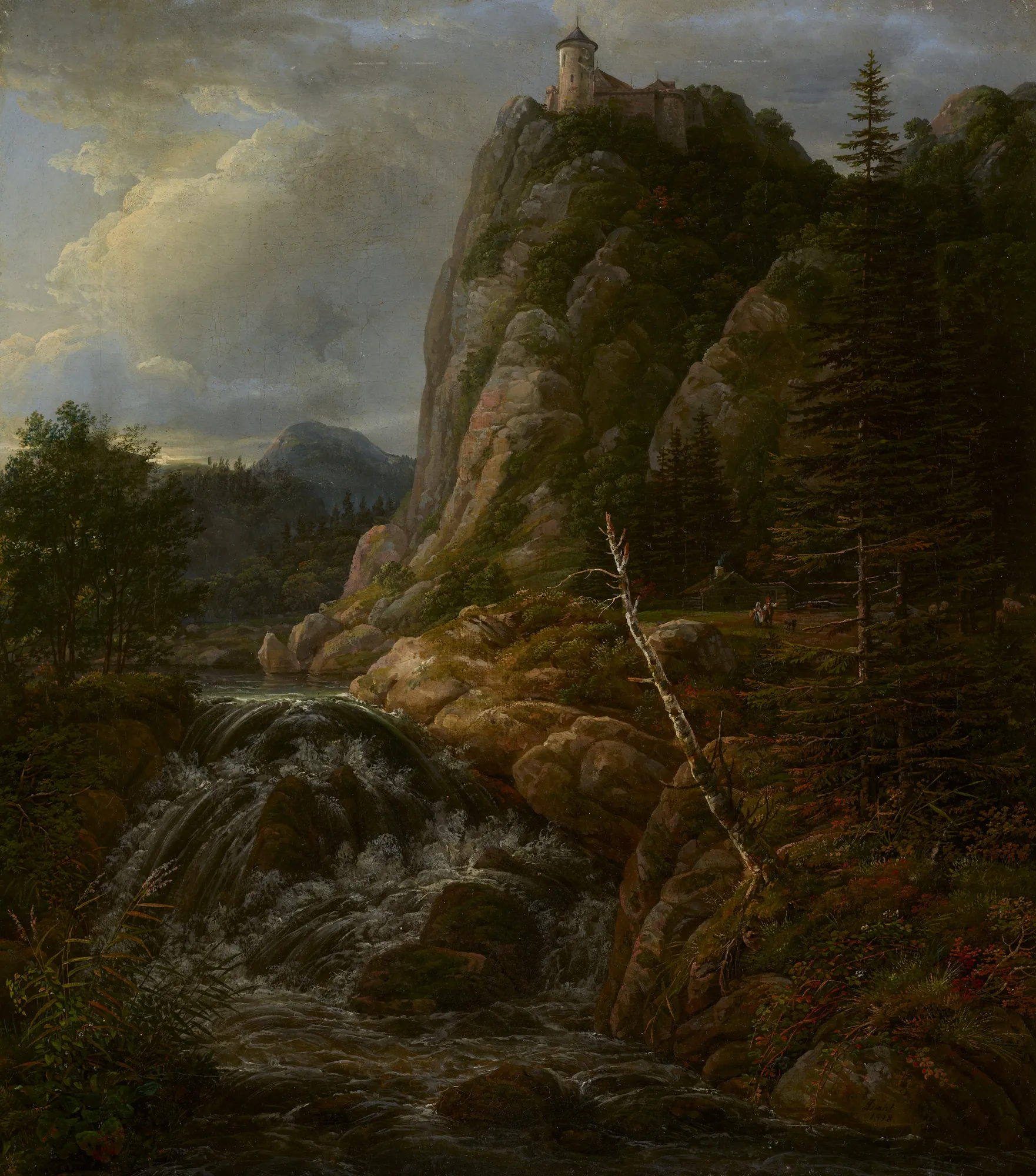 Nordic Landscape with a Castle