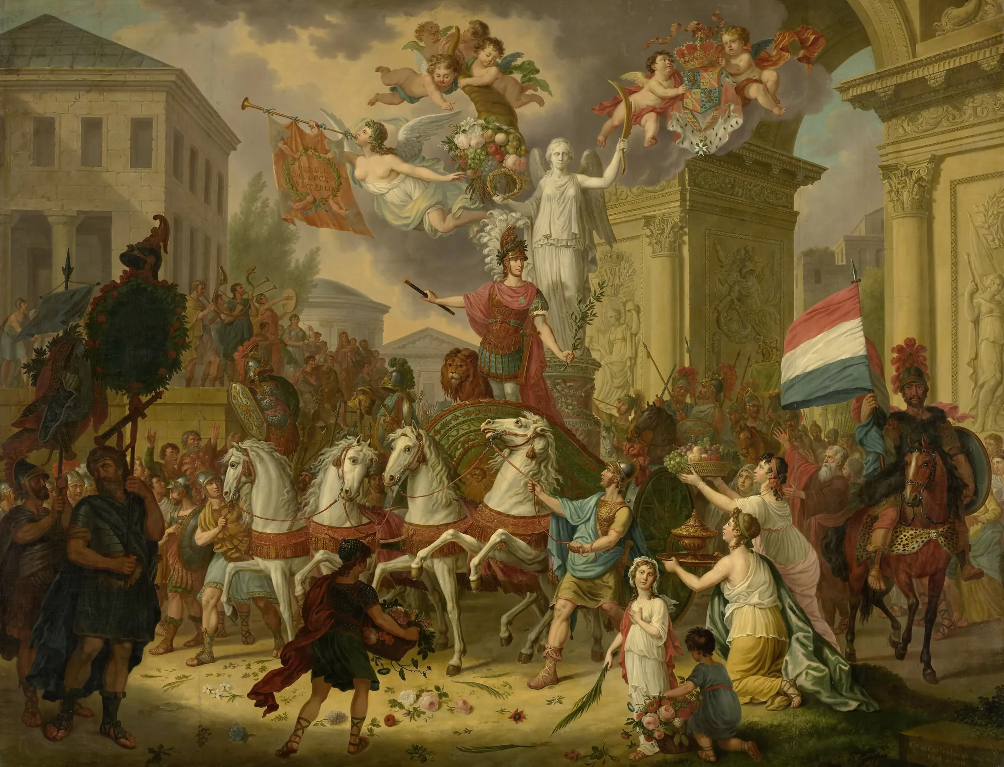 Allegory of the Triumphal Procession of the Prince of Orange as the Hero of Waterloo