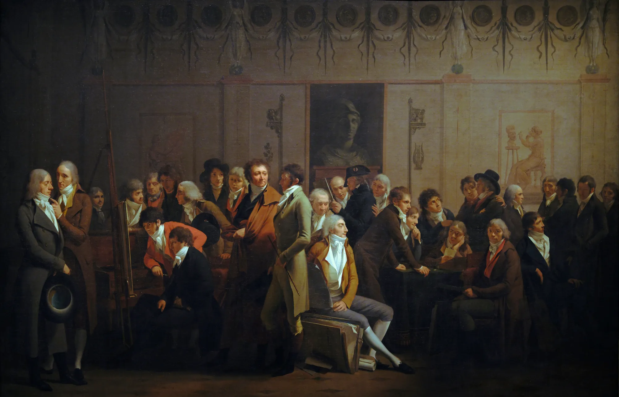 Meeting of Artists in Isabey's Studio