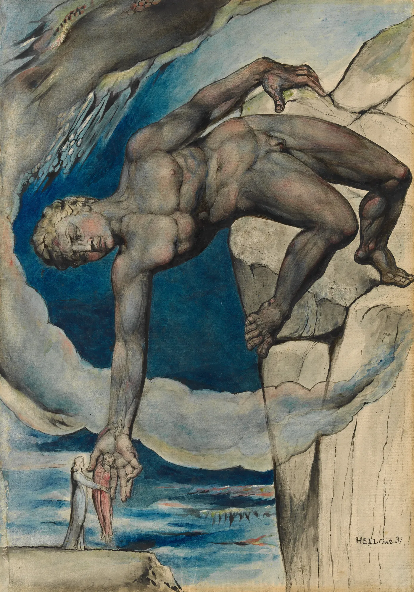 Antaeus Setting Down Dante and Virgil in the Last Circle of Hell