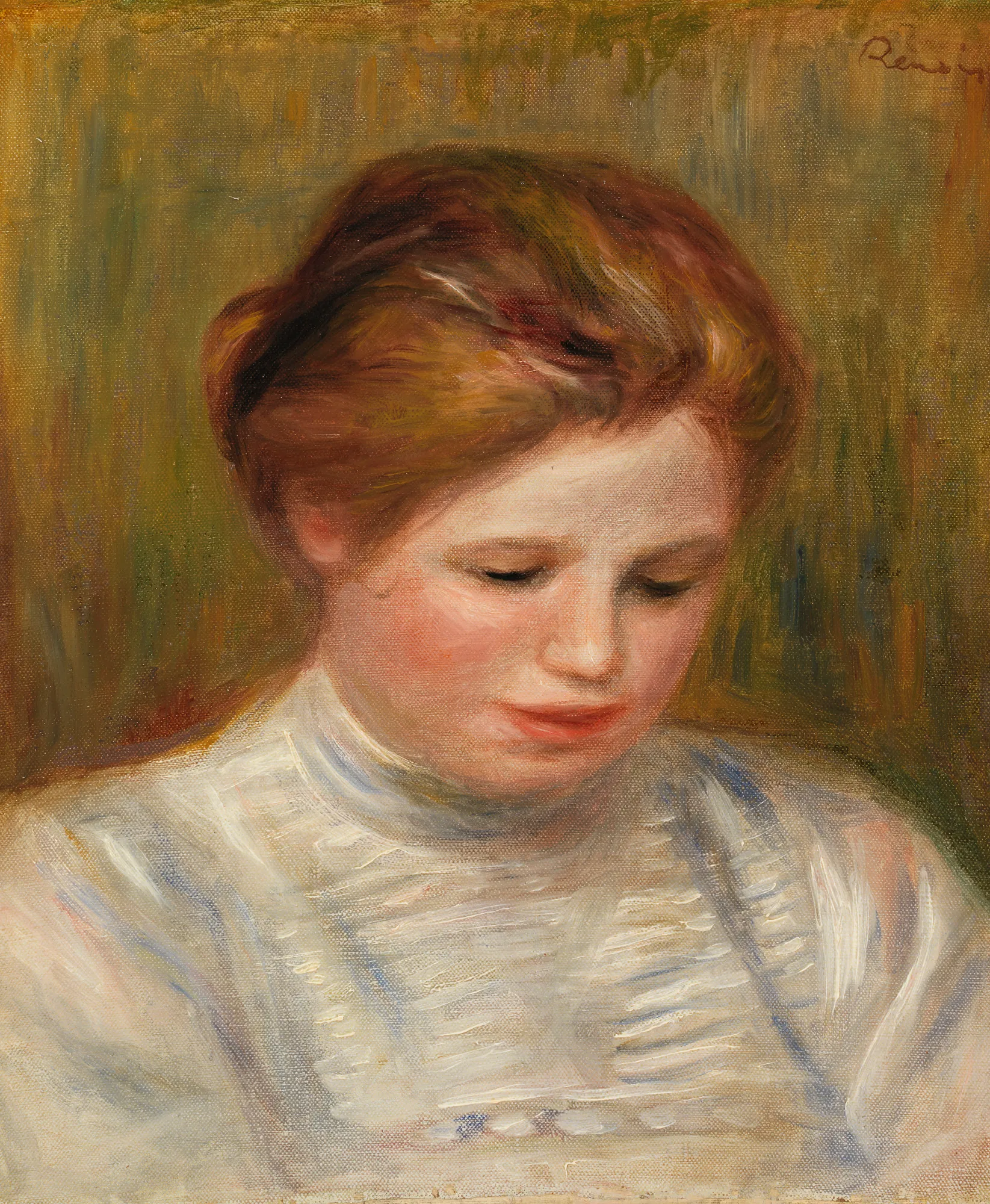 Head (Etude de brodeuse)