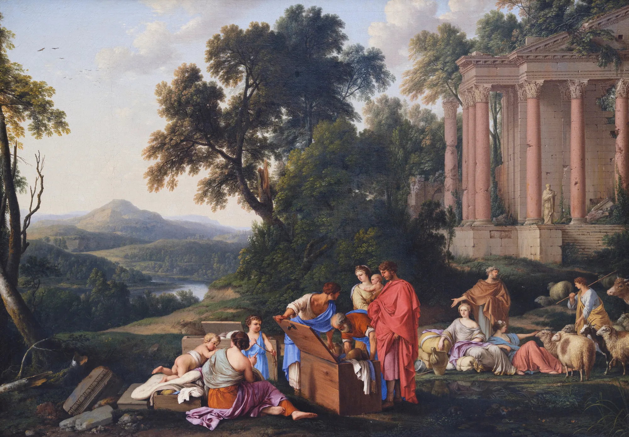 Laban Searching Jacob's Baggage for the Stolen Idols