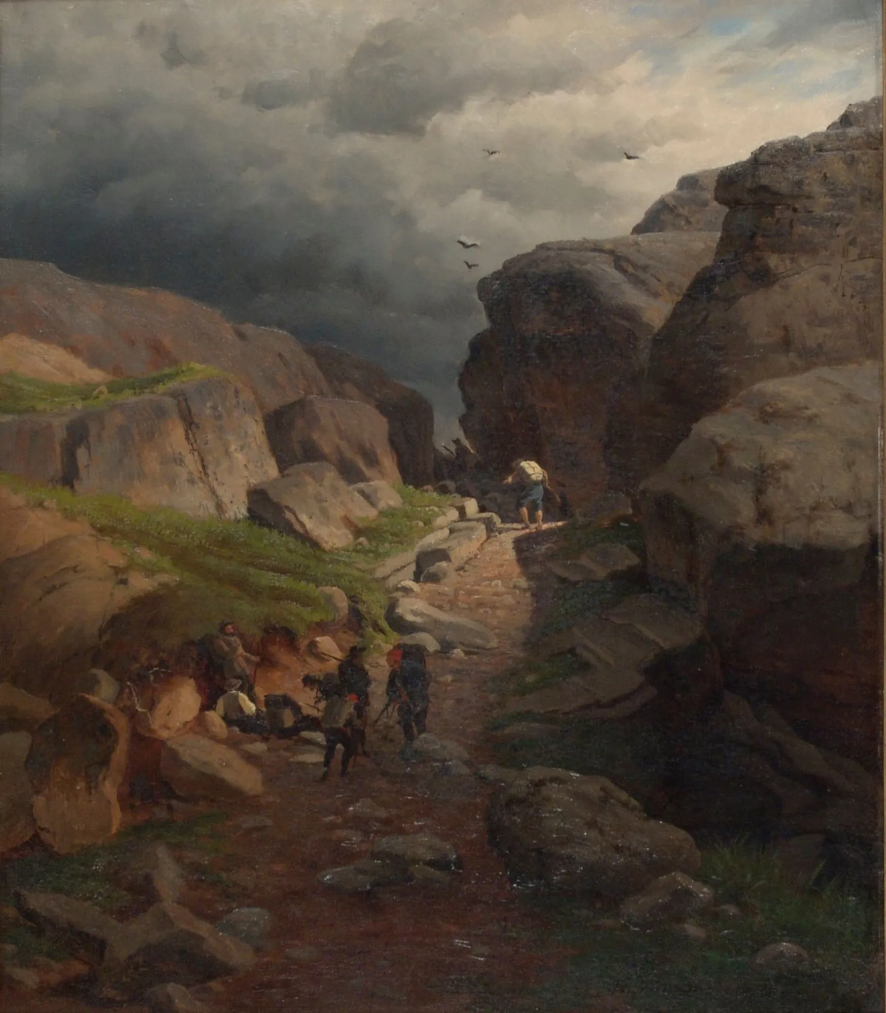 Smugglers in a Mountain Pass